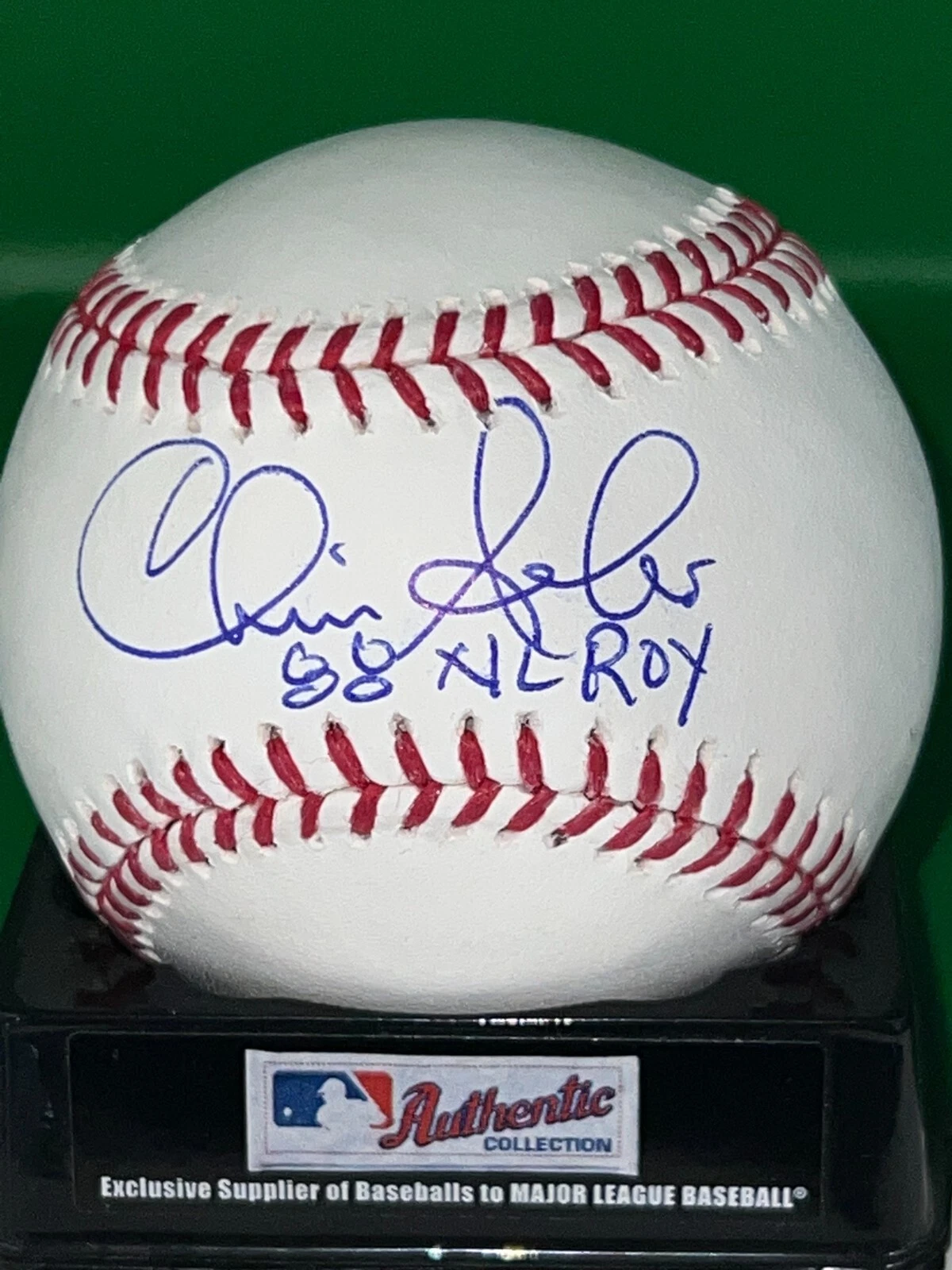 CHRIS SABO  CINCINNATI REDS  88 NL ROY  SIGNED OML BASEBALL