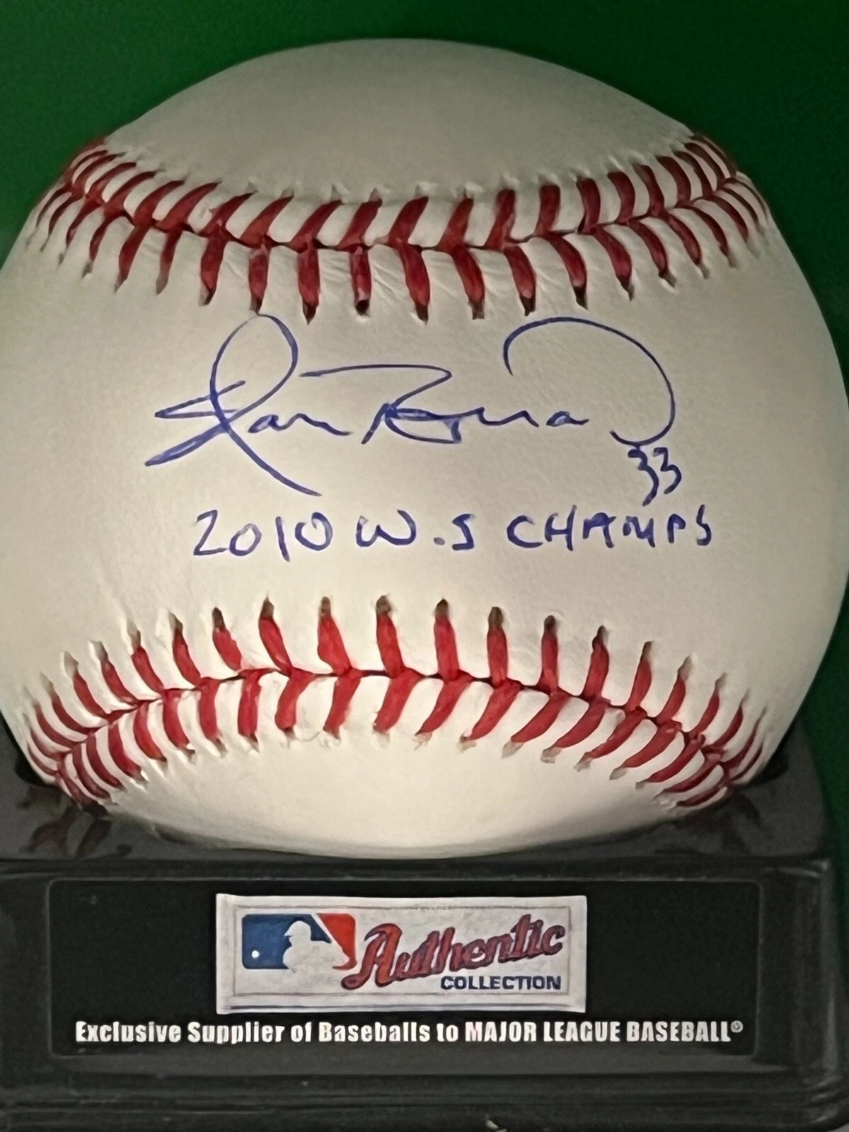 AARON ROWAND  SAN FRANCISCO GIANTS  2010 WS CHAMPS  SIGNED OML BASEBALL