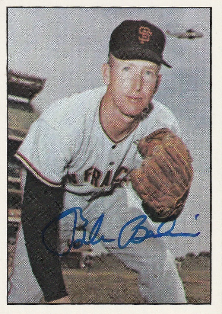 BOBBY BOLIN  SAN FRANCISCO GIANTS  SIGNED 1981 TCMA CARD