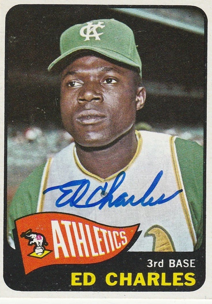 ED CHARLES  KANSAS CITY A'S  1965 TOPPS CARD #35
