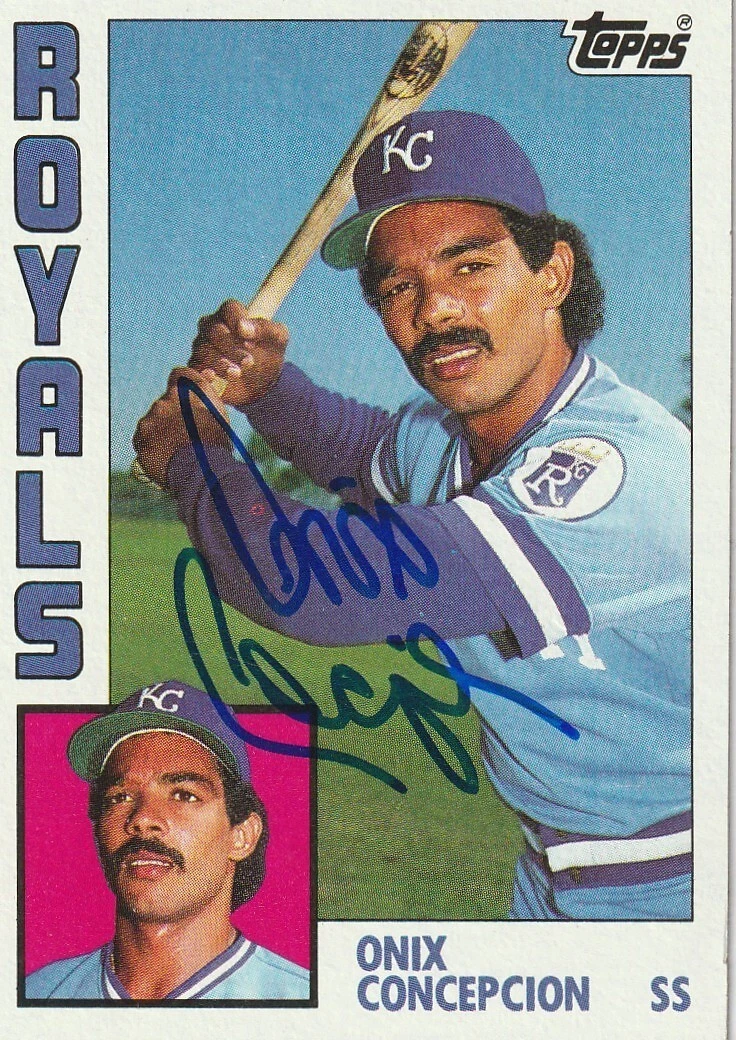 ONIX CONCEPCION  KANSAS CITY ROYALS  1984 TOPPS CARD #247