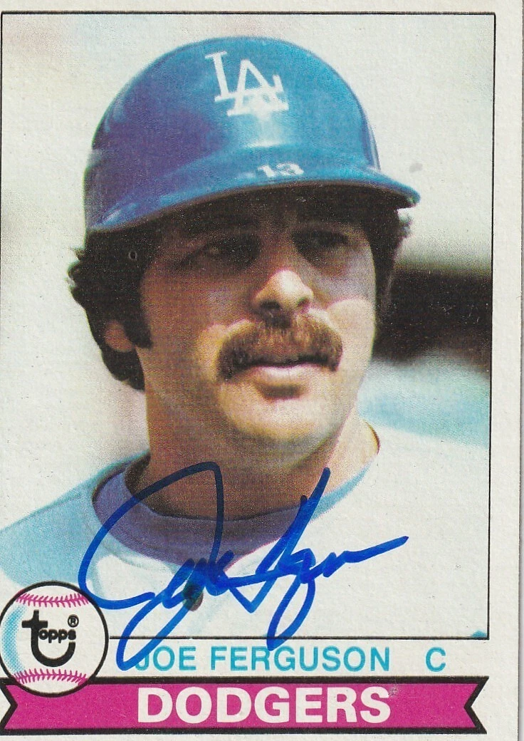 JOE FERGUSON LOS ANGELES DODGERS  SIGNED 1979 TOPPS CARD #671