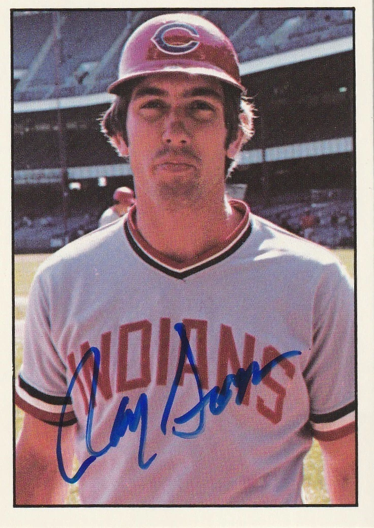 RAY FOSSE CLEVELAND INDIANS  SIGNED 1975 SSPC CARD #500