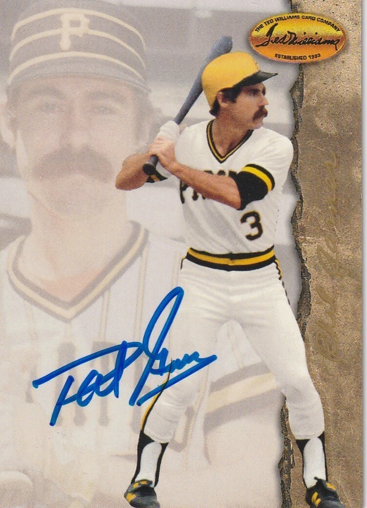 PHIL GARNER PITTSBURGH PIRATES SIGNED 1994 TED WILLIAMS CARD #78