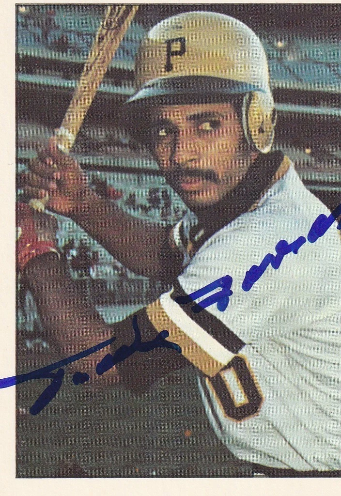 FRANK TAVERAS PITTSBURGH PIRATES  SIGNED 1975 SSPC CARD #583