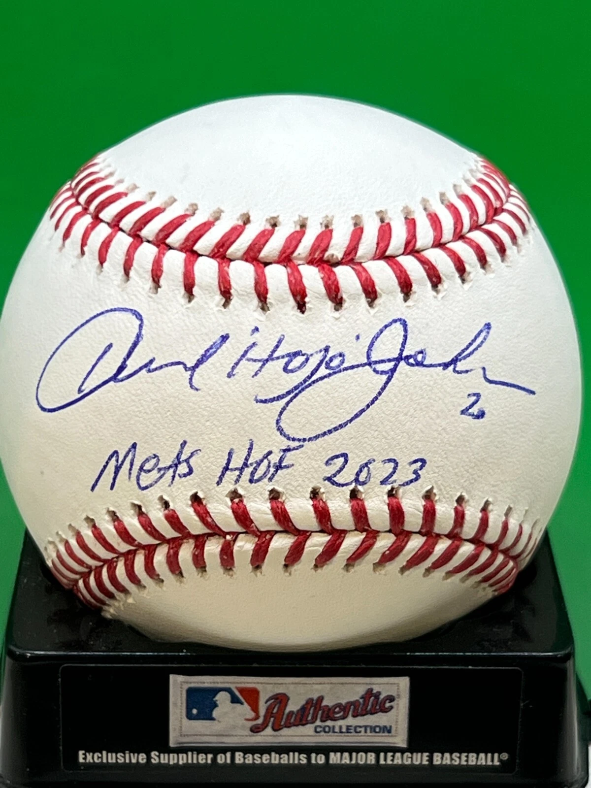 HOWARD JOHNSON NEW YORK METS HOF 2023 SIGNED OML BASEBALL