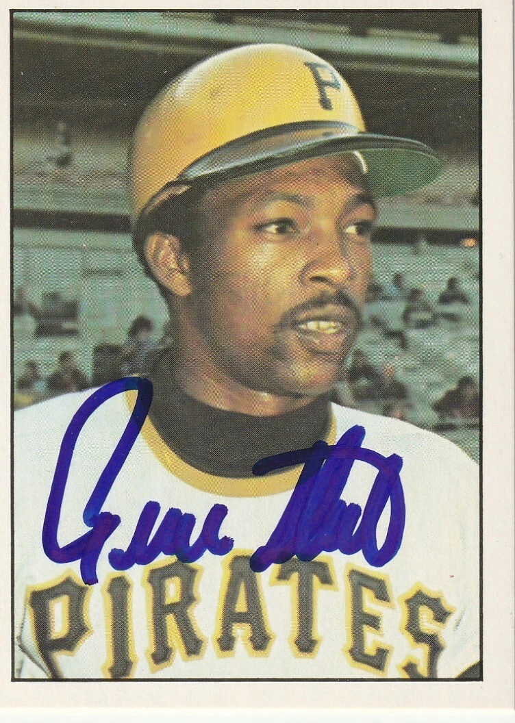 RENNIE STENNETT  PITTSBURGH PIRATES  SIGNED 1975 SSPC CARD #575
