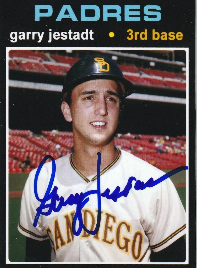 GARRY JESTADT SAN DIEGO PADRES  SIGNED 1971 STYLE CUSTOM CARD