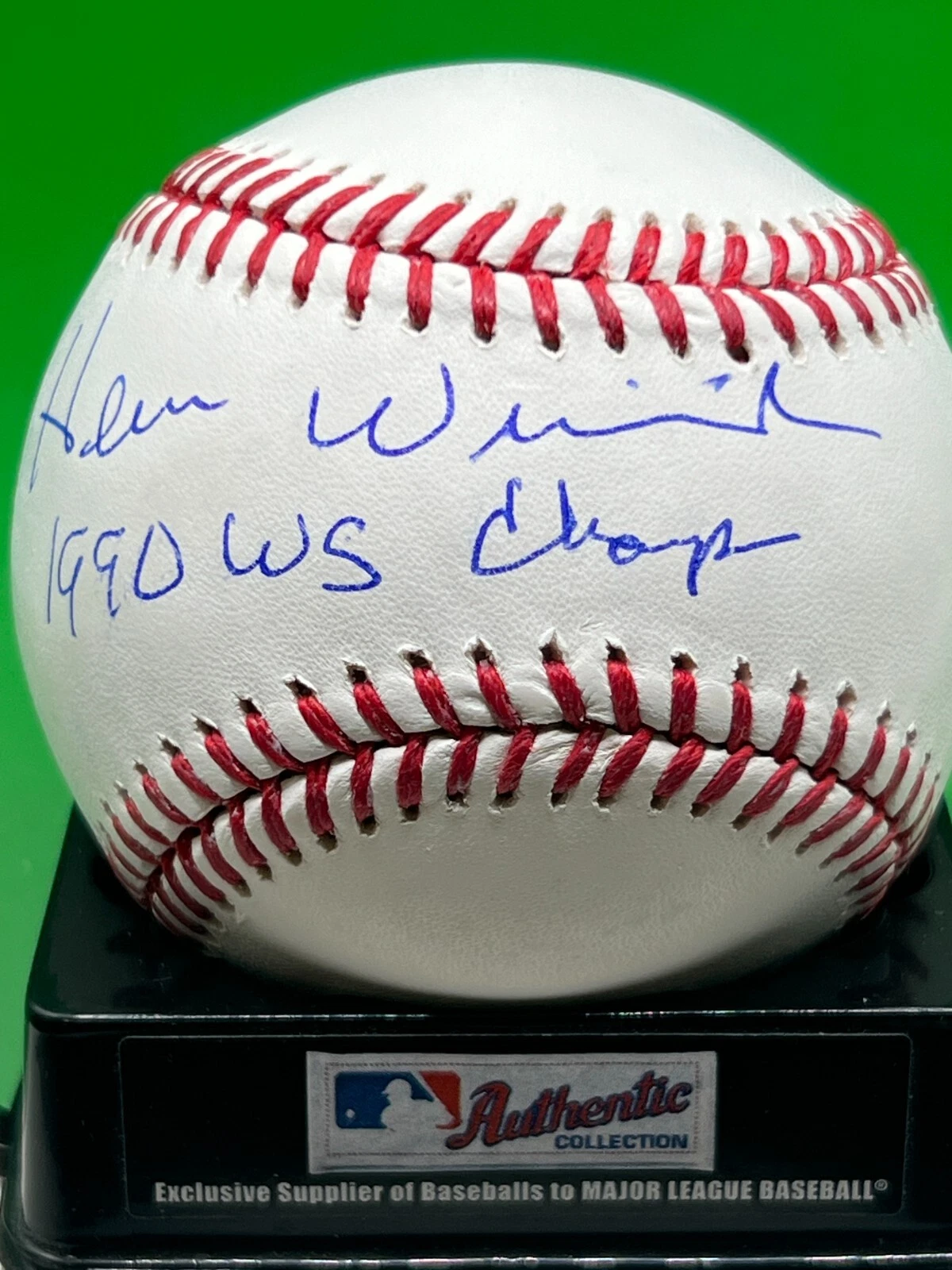 HERM WINNGHAM CINCINNATI REDS  1990 WS CHAMPS  SIGNED OML BASEBALL