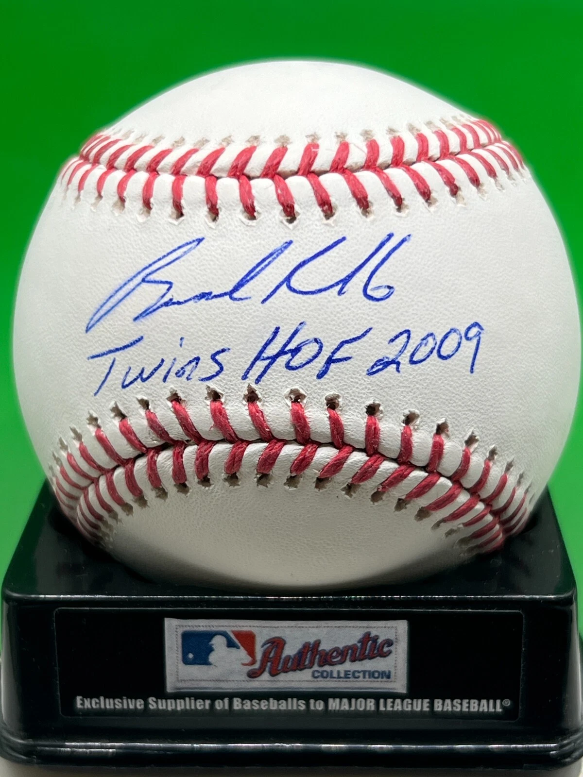 BRAD RADKE  MINNESOTA TWINS  TWINS HOF 2009  SIGNED OML BASEBALL