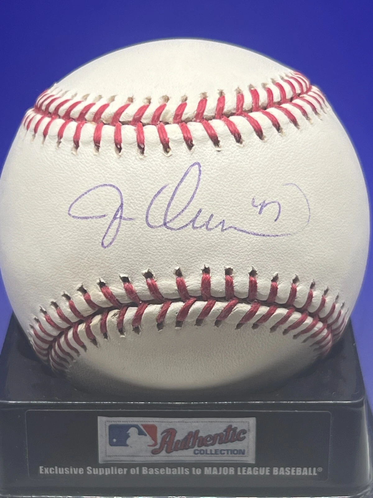 JESSE OROSCO NEW YORK METS  1986  SIGNED OML BASEBALL