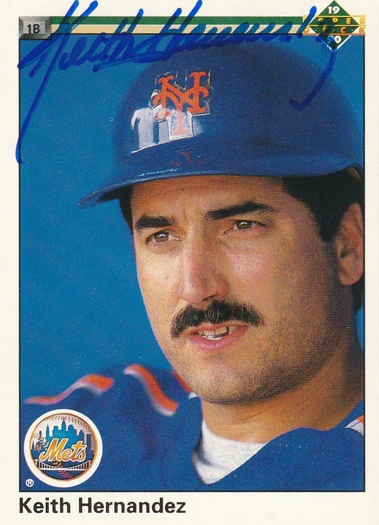 KEITH HERNANDEZ NEW YORK METS 1990 UPPER DECK CARD #222
