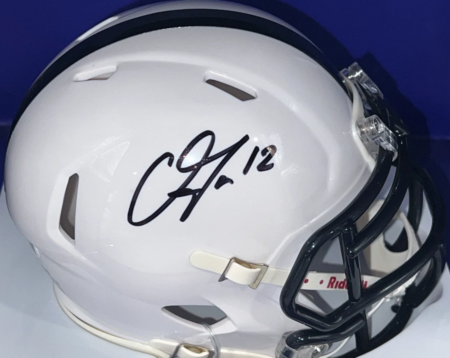 CHRIS GODWIN PENN STATE NITTANY LIONS  JSA AUTHENTICATED SIGNED MINI HELMET