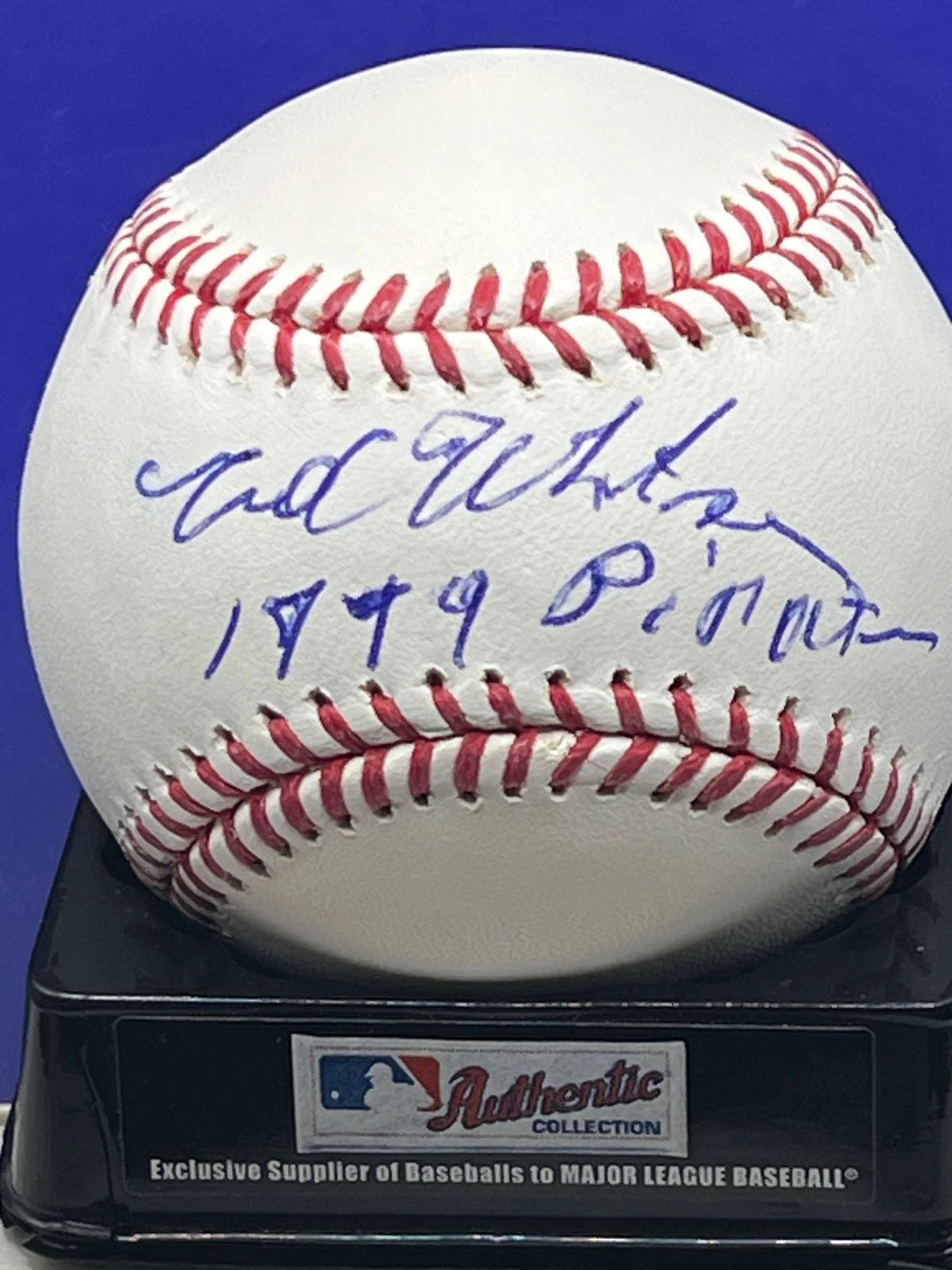 ED WHITSON  PITTSBURGH PIRATES  1979 PIRATES  SIGNED OML BASEBALL