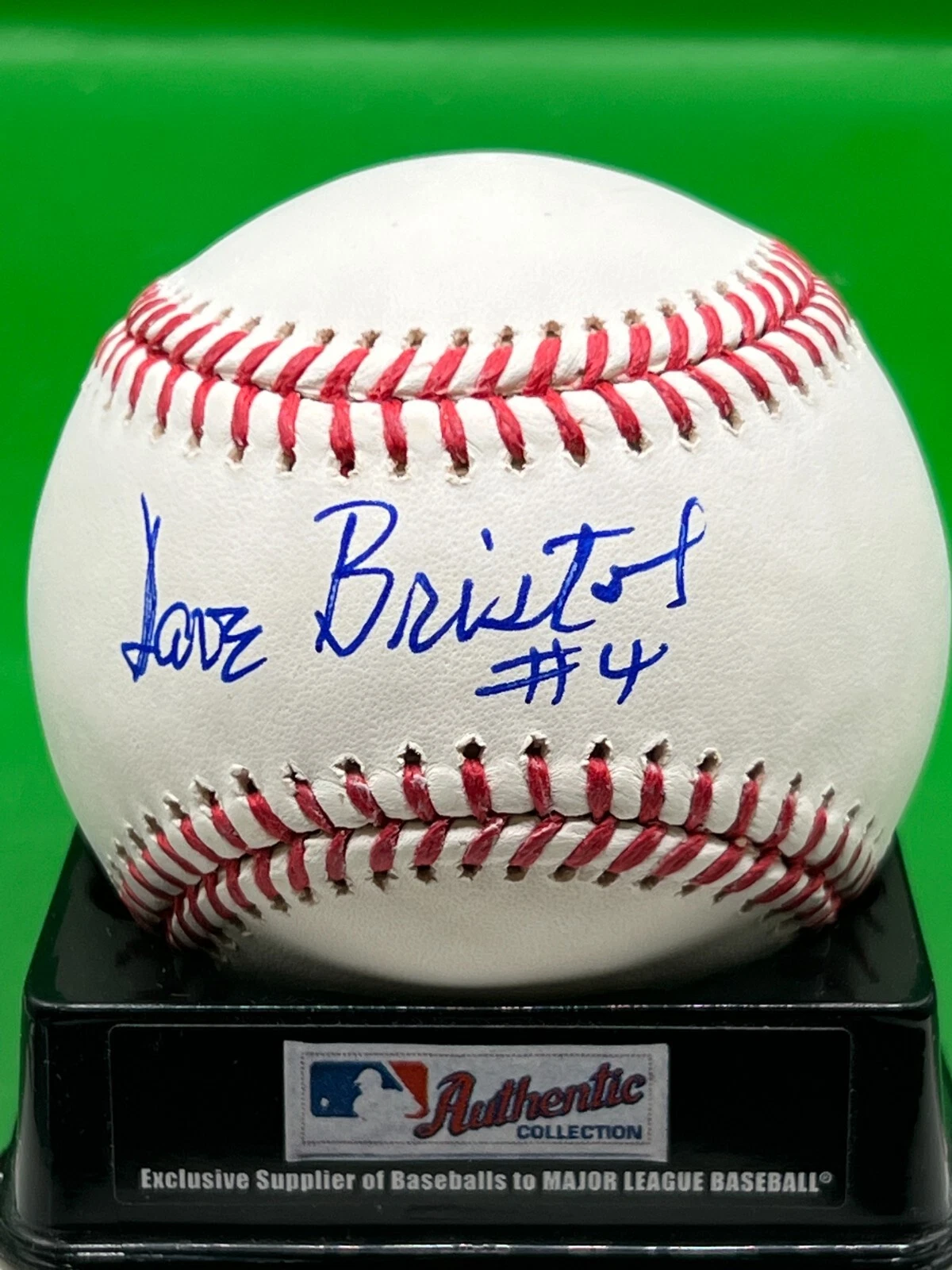 DAVE BRISTOL  SAN FRANCISCO GIANTS / MILWAUKEE BREWERS  SIGNED OML BASEBALL