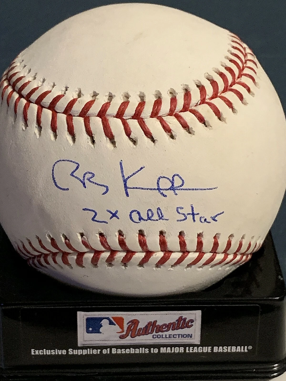BOB KNEPPER  SAN FRANCISCO GIANTS  2 X ALL STAR   SIGNED OML BALL