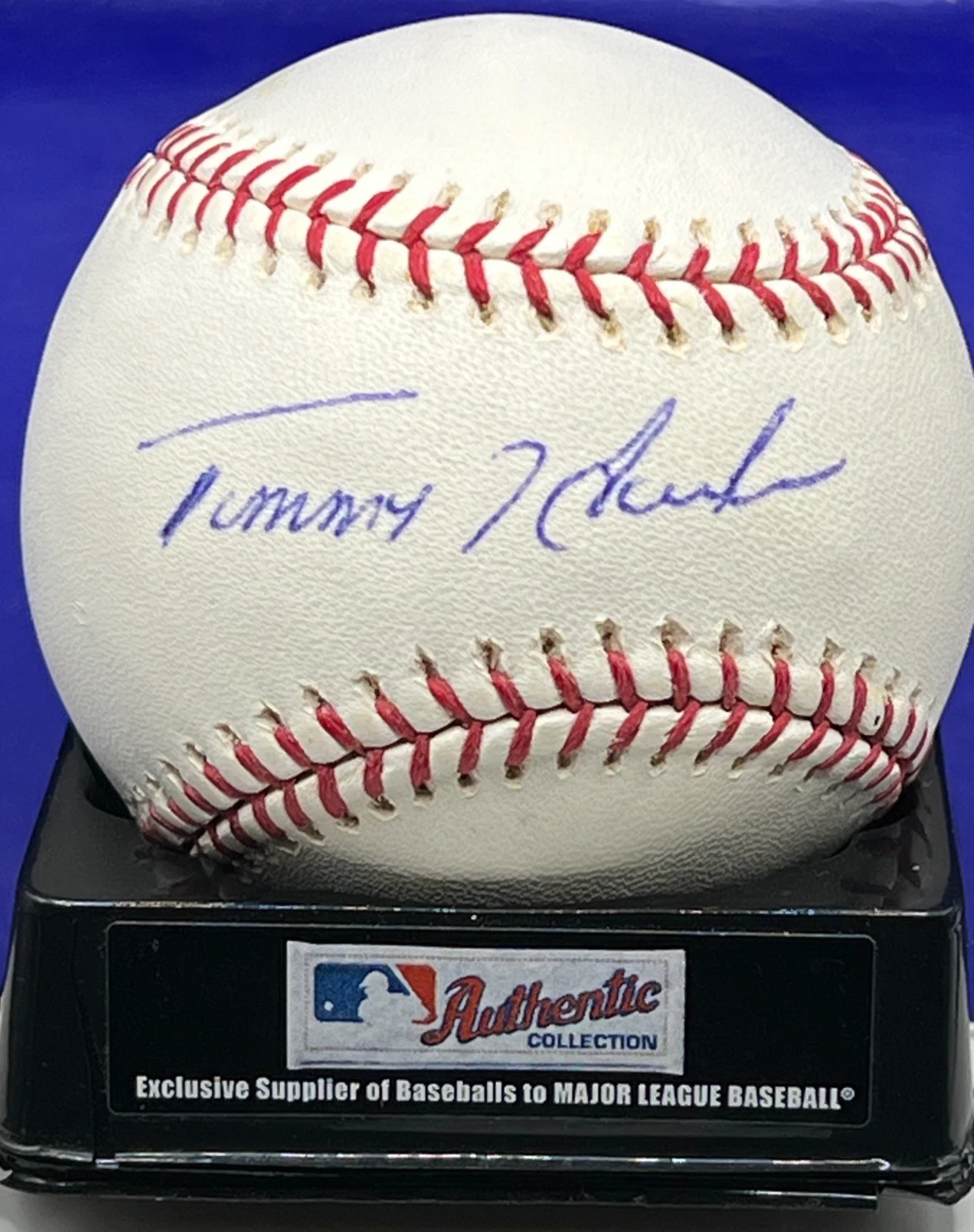 TOMMY HARPER  BOSTON RED SOX / SEATTLE PILOTS  SIGNED OML MLB BASEBALL