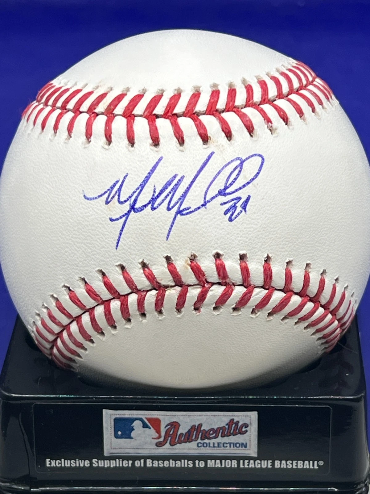 MILES MIKOLAS ST. LOUIS CARDINALS  PSA AUTHENTICATED SIGNED OML BASEBALL