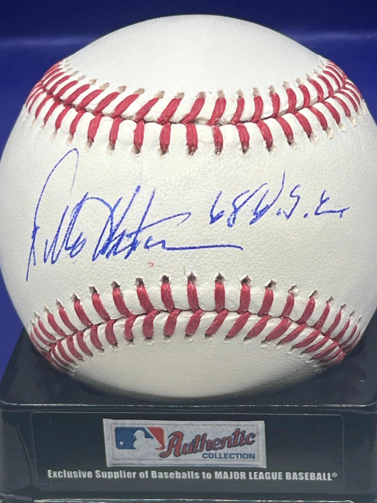 WILLIE HORTON DETROIT TIGERS 1968 WS CHAMPS SIGNED OML BASEBALL