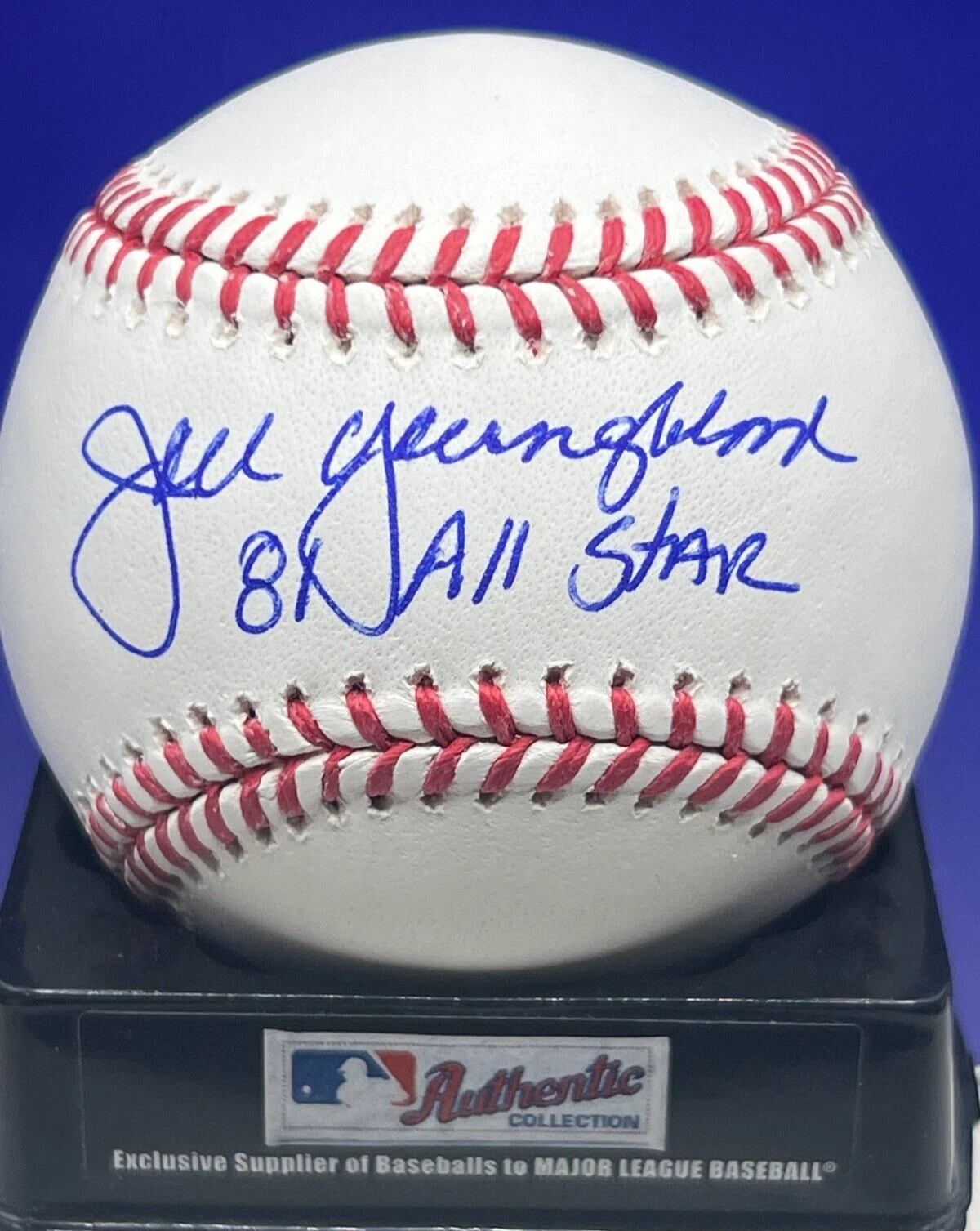 JOEL YOUNGBLOOD  NEW YORK METS 1981 ALL STAR   SIGNED OML BASEBALL
