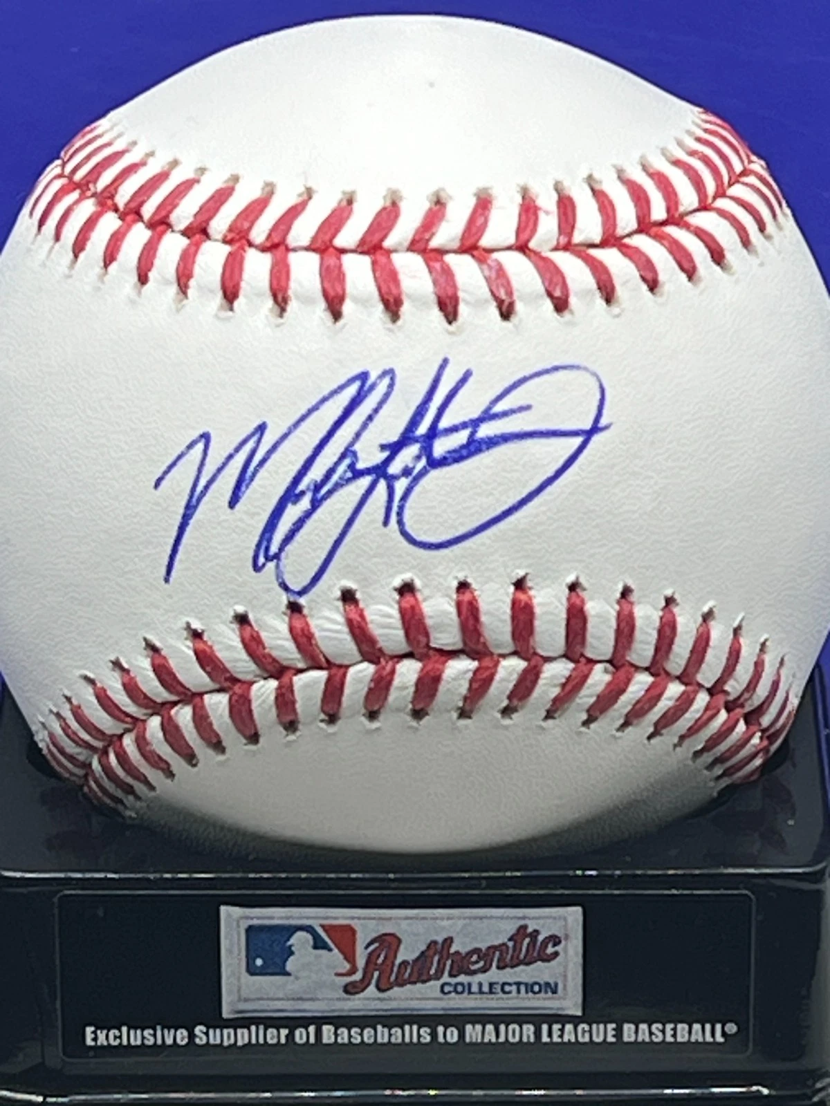 MARK LEITER JR  NEW YORK YANKEES  MLB AUTHENTICATED SIGNED OML BASEBALL