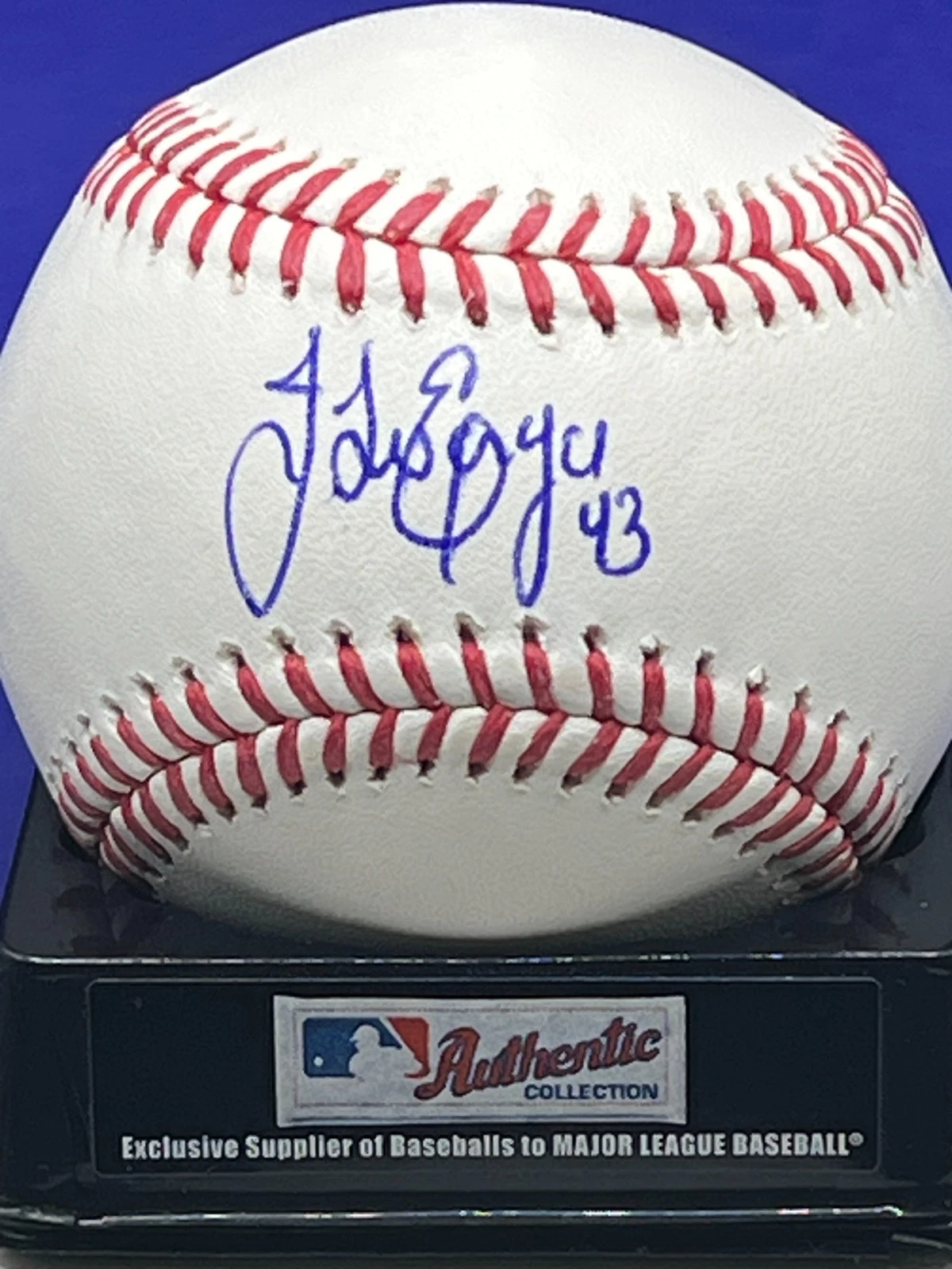 JONATHAN LOAISIGA NEW YORK YANKEES  MLB AUTHENTICATED SIGNED OML BASEBALL