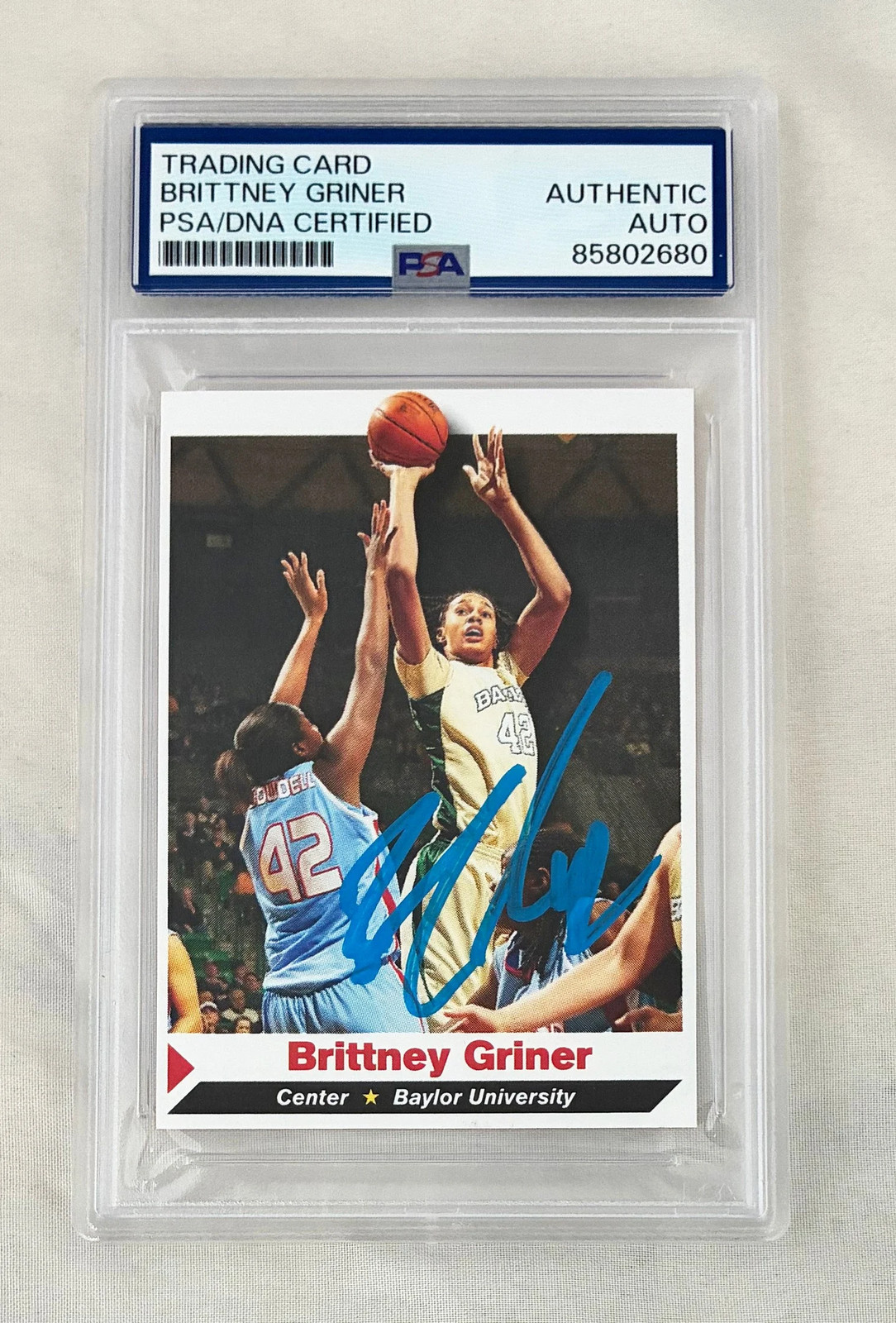 Brittney Griner Signed Rookie Card 2011 SI For Kids #25 PSA/DNA COA