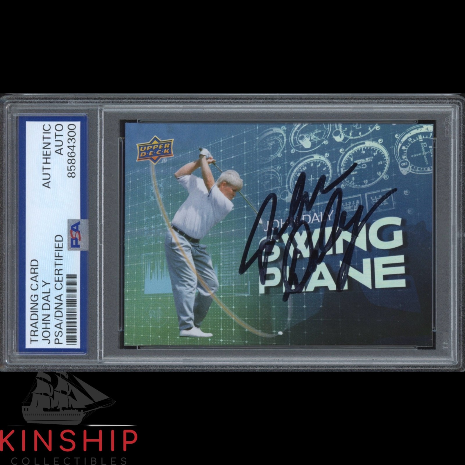 John Daly signed 2026 Upper Deck Golf Card PSA DNA Slabbed US Open Auto C6283