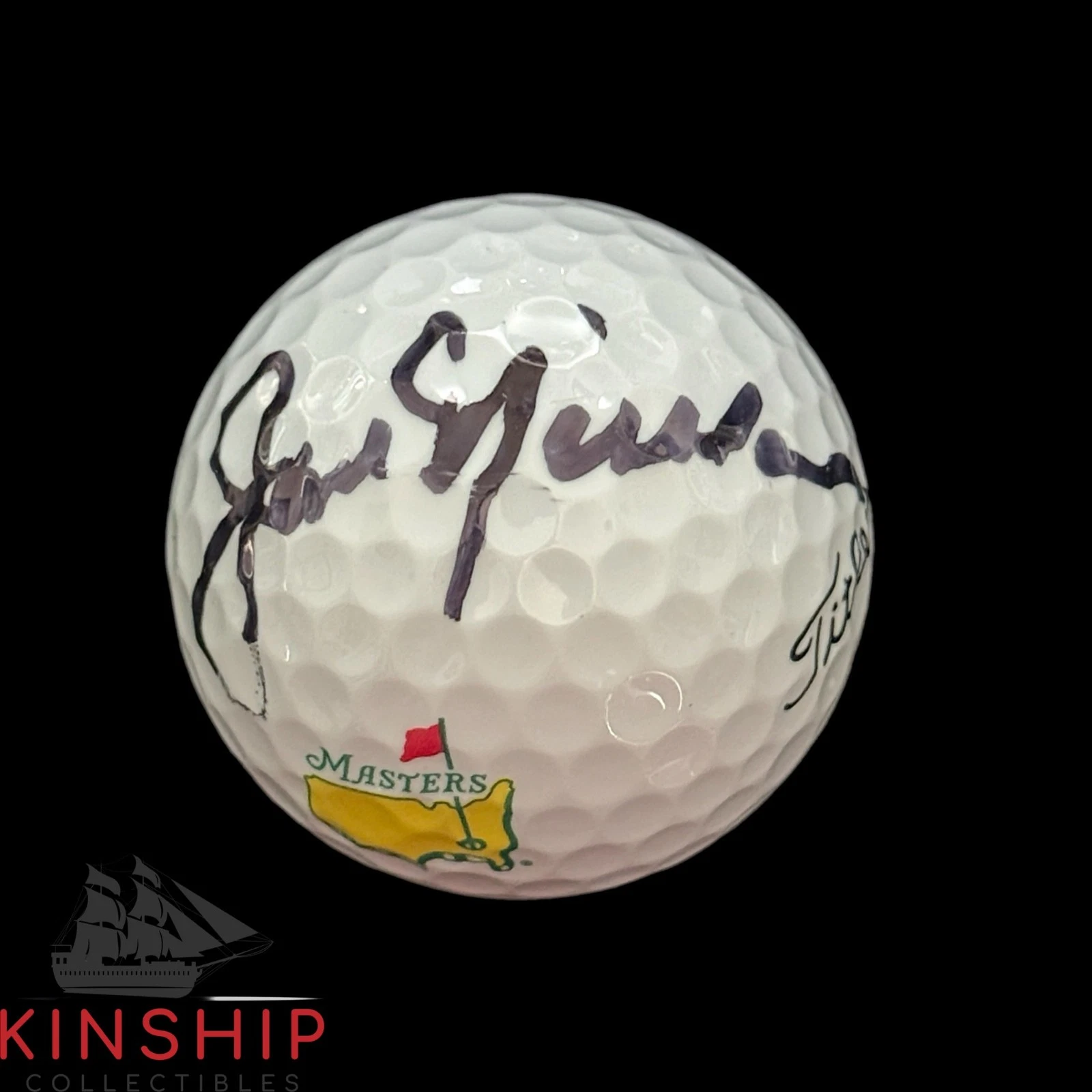Jack Nicklaus signed Masters Logo Golf Ball JSA LOA US Open Winner Auto A4590