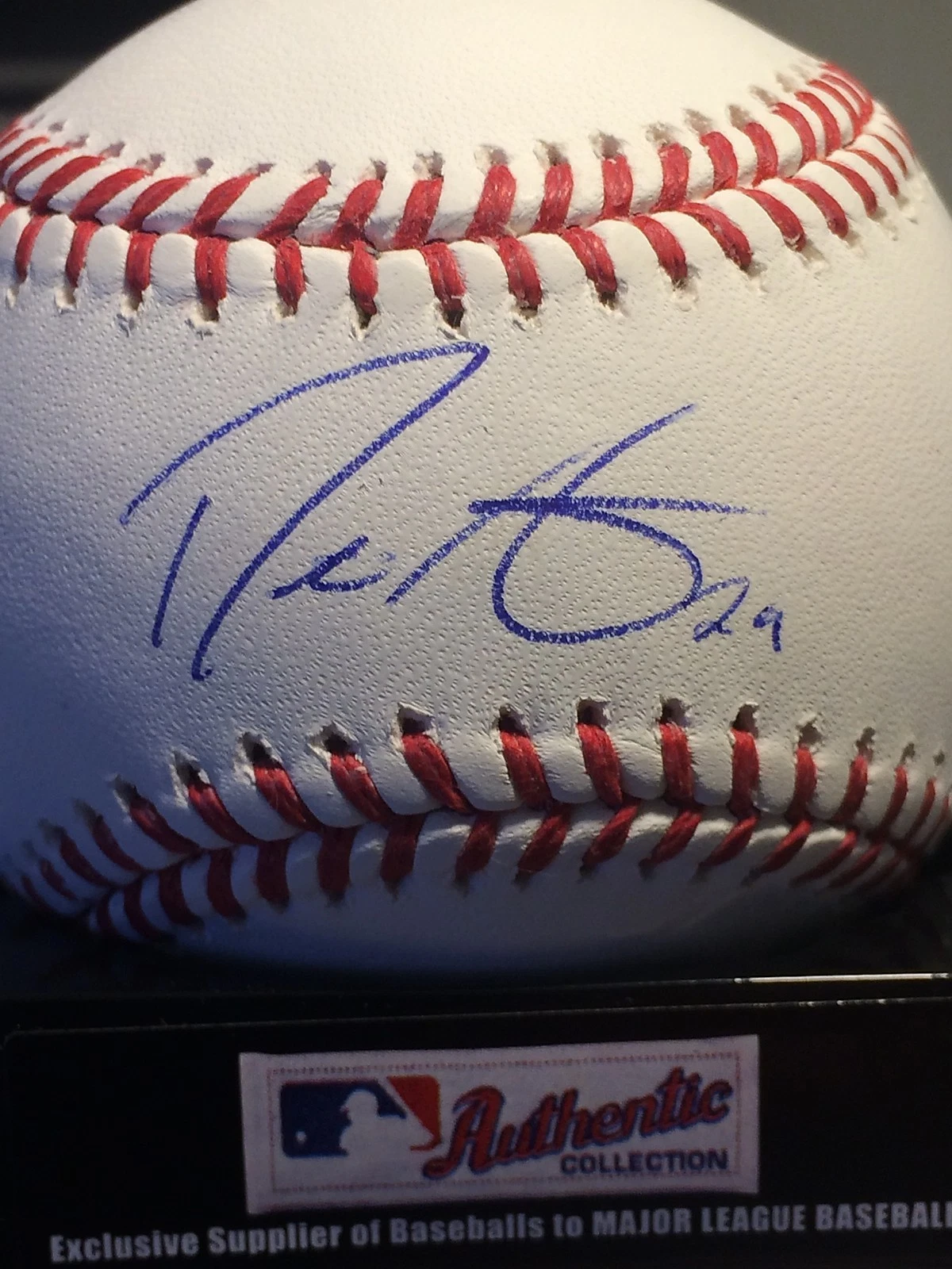 DUSTIN ACKLEY   NEW YORK YANKEES   SIGNED OML BASEBALL