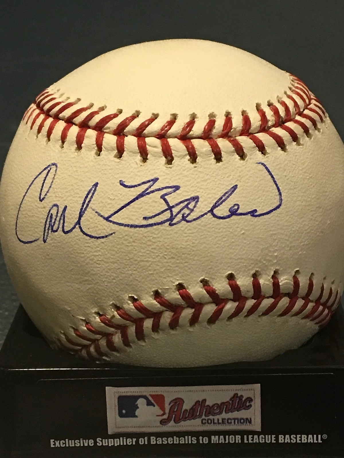 CARL BOLES  SAN FRANCISCO GIANTS   SIGNED OML BASEBALL
