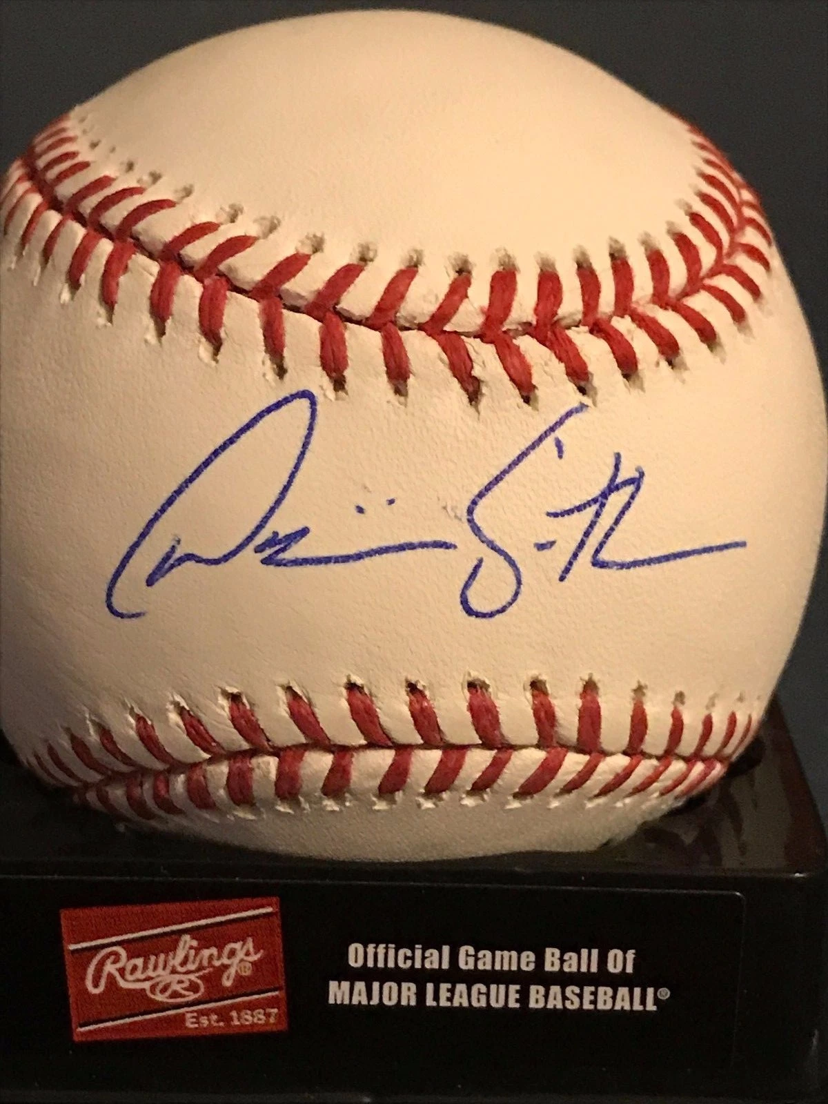 DOMINIC SMITH  NEW YORK METS   SIGNED OML BASEBALL
