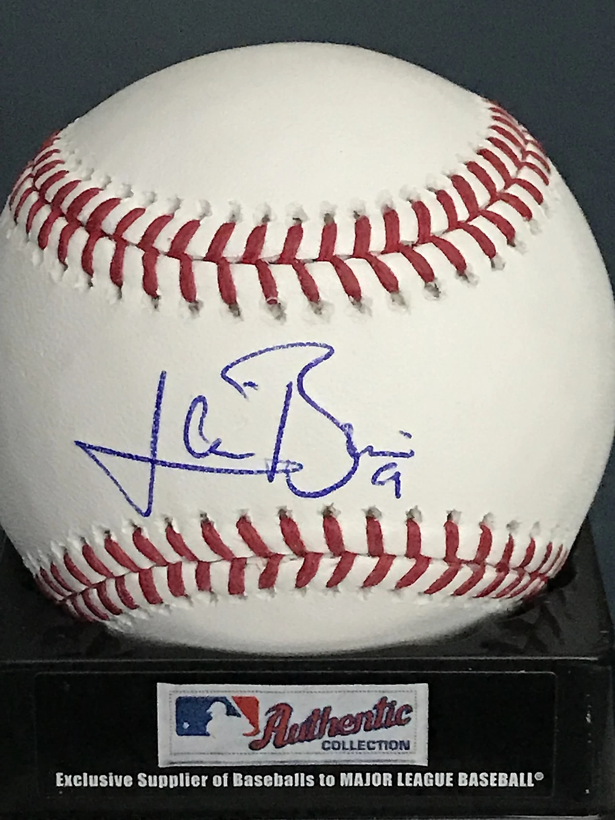 LEWIS BRINSON  MIAMI MARLINS   SIGNED OML BASEBALL