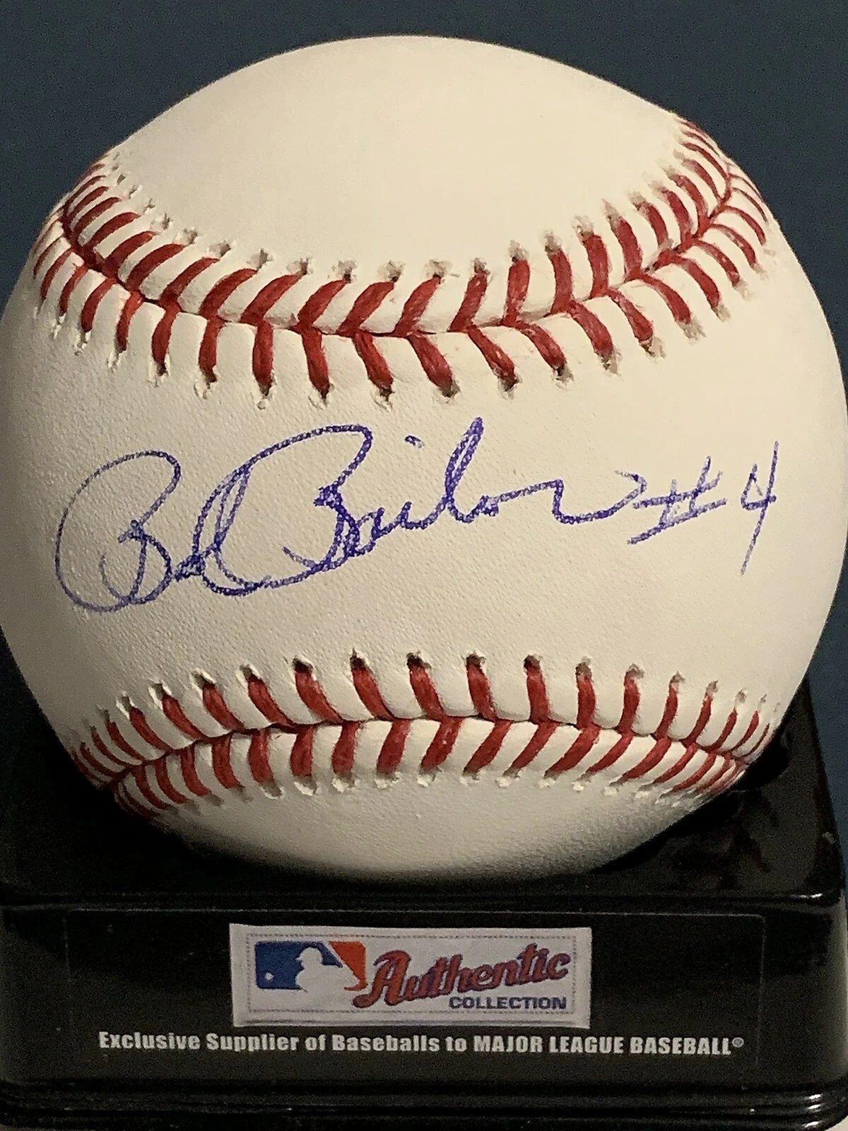 BOB BAILOR  NEW YORK METS   SIGNED OML BALL