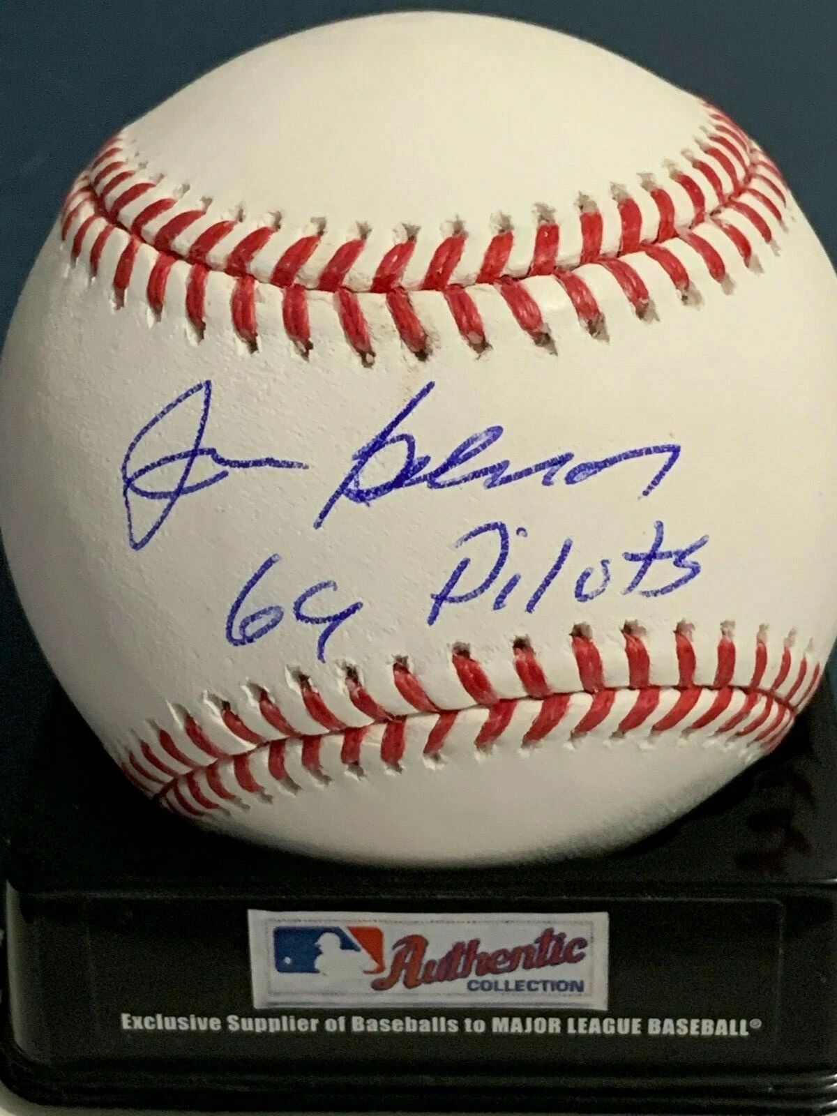 JOHN GELNAR  SEATTLE PILOTS 1969   SIGNED OML BASEBALL
