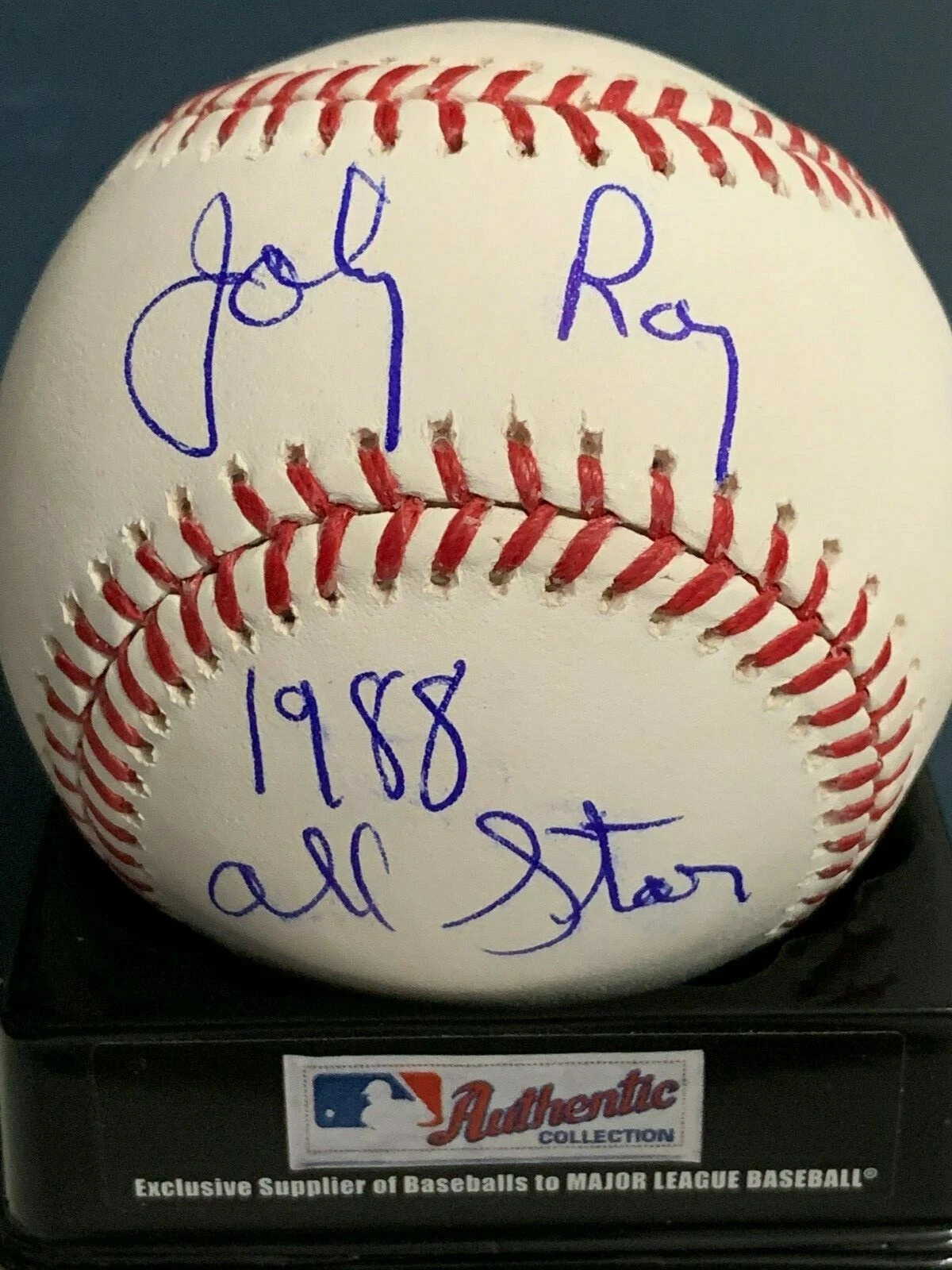 JOHNNY RAY  CALIFORNIA ANGELS  1988 ALL STAR  SIGNED OML BASEBALL