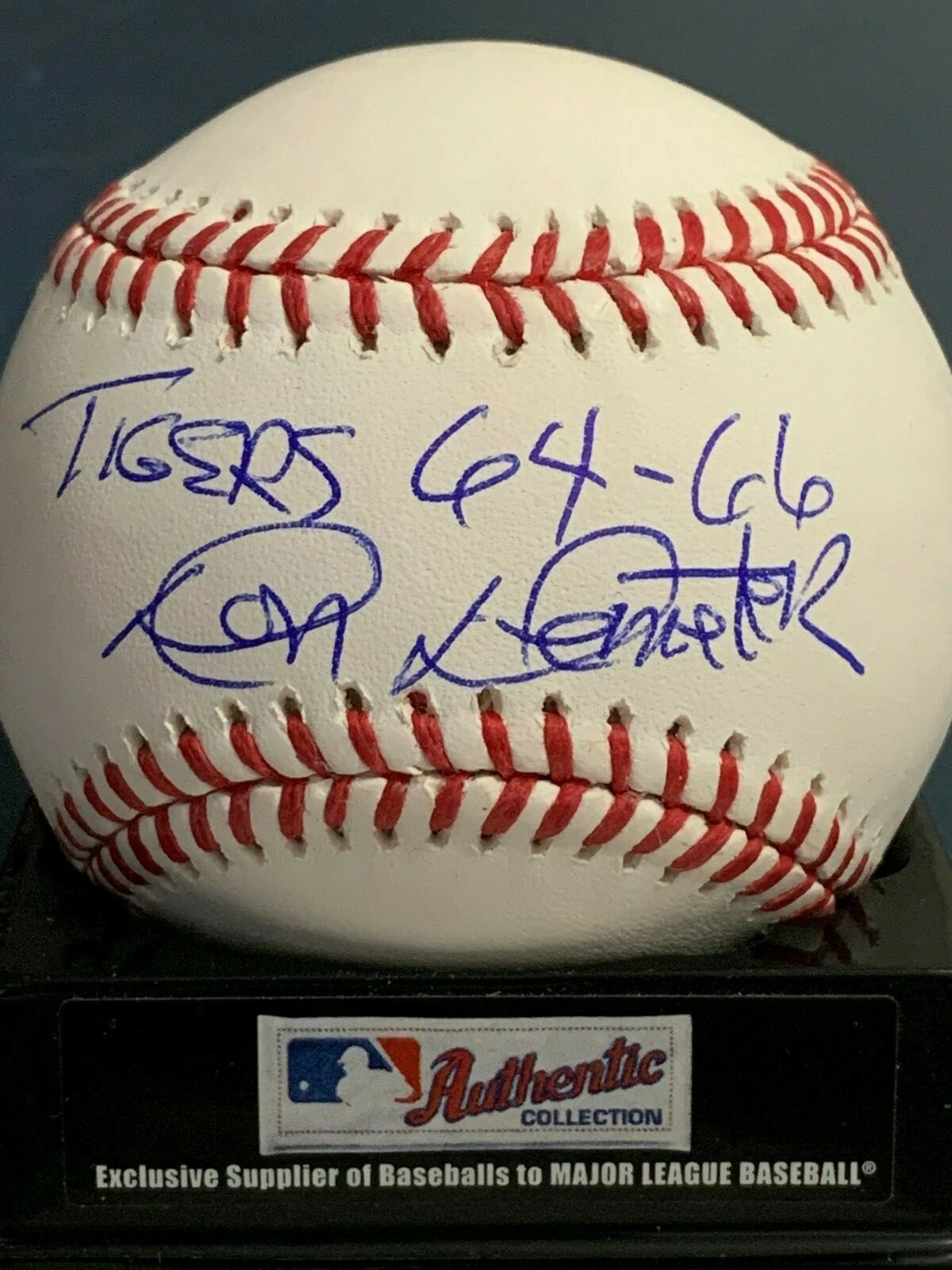 DON DEMETER  DETROIT TIGERS  64-66  SIGNED OML BASEBALL