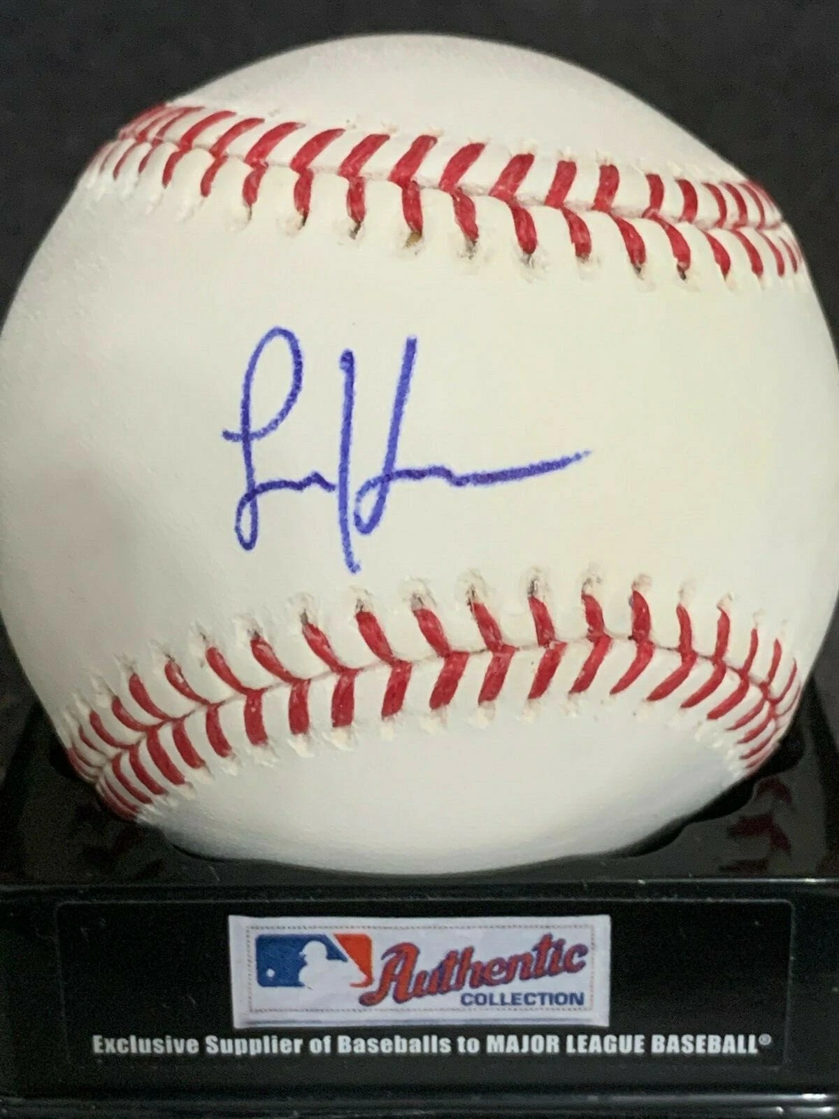 LARRY KING  TALK SHOW HOST  LARRY KING LIVE CNN  SIGNED OML BASEBALL
