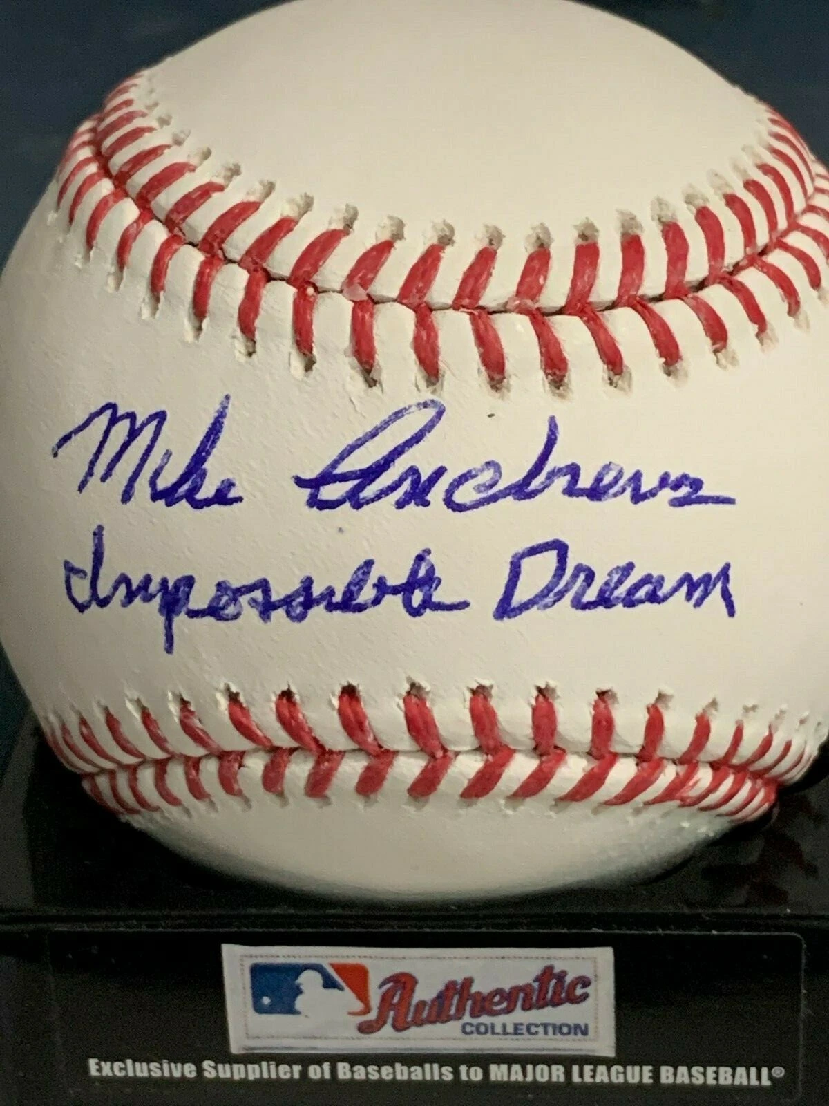 MIKE ANDREWS  BOSTON RED SOX  1967 IMPOSSIBLE DREAM  SIGNED OML BASEBALL