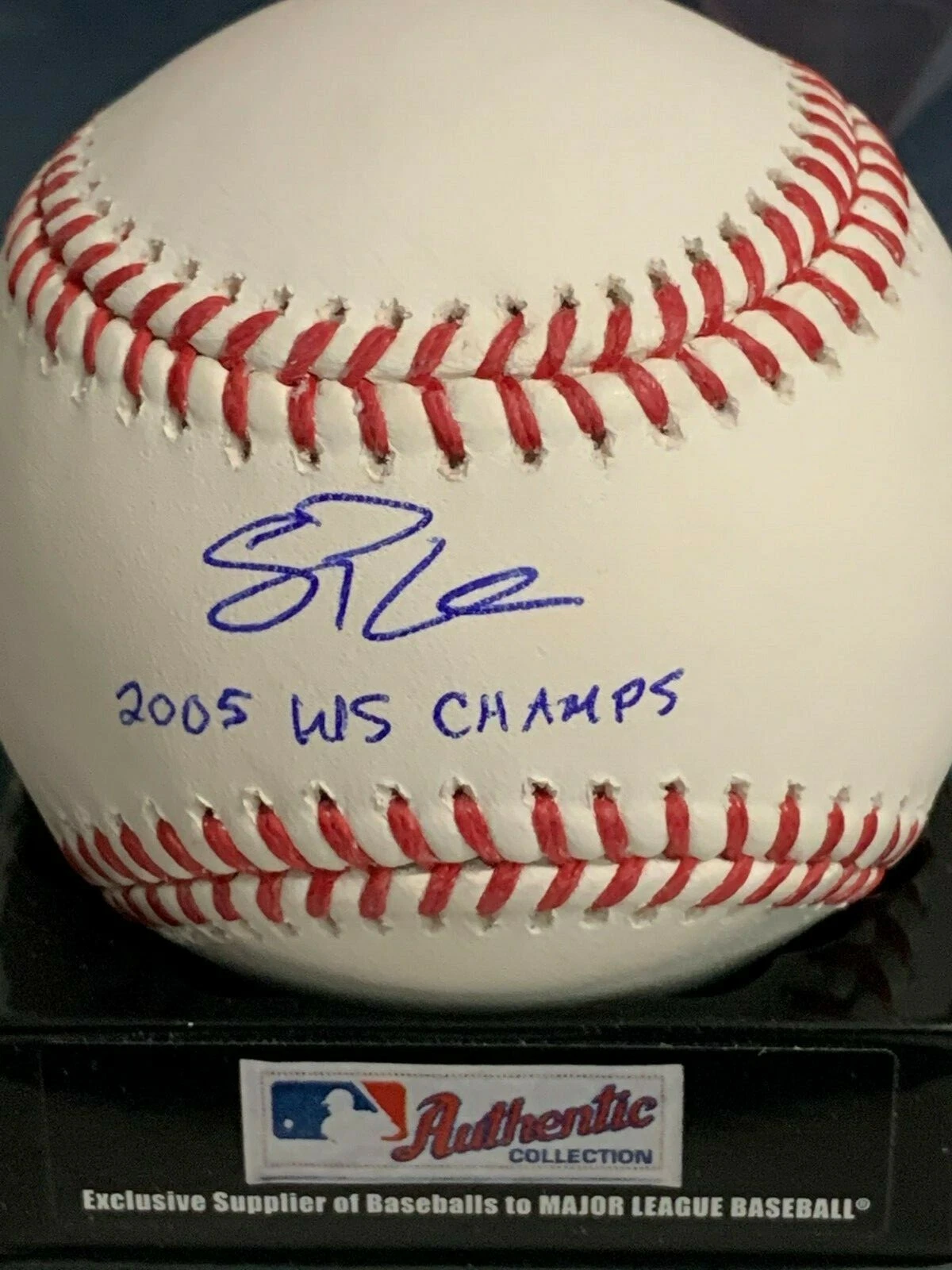 SCOTT PODSEDNIK  CHICAGO WHITE SOX  2005 WS CHAMPS  SIGNED OML BASEBALL