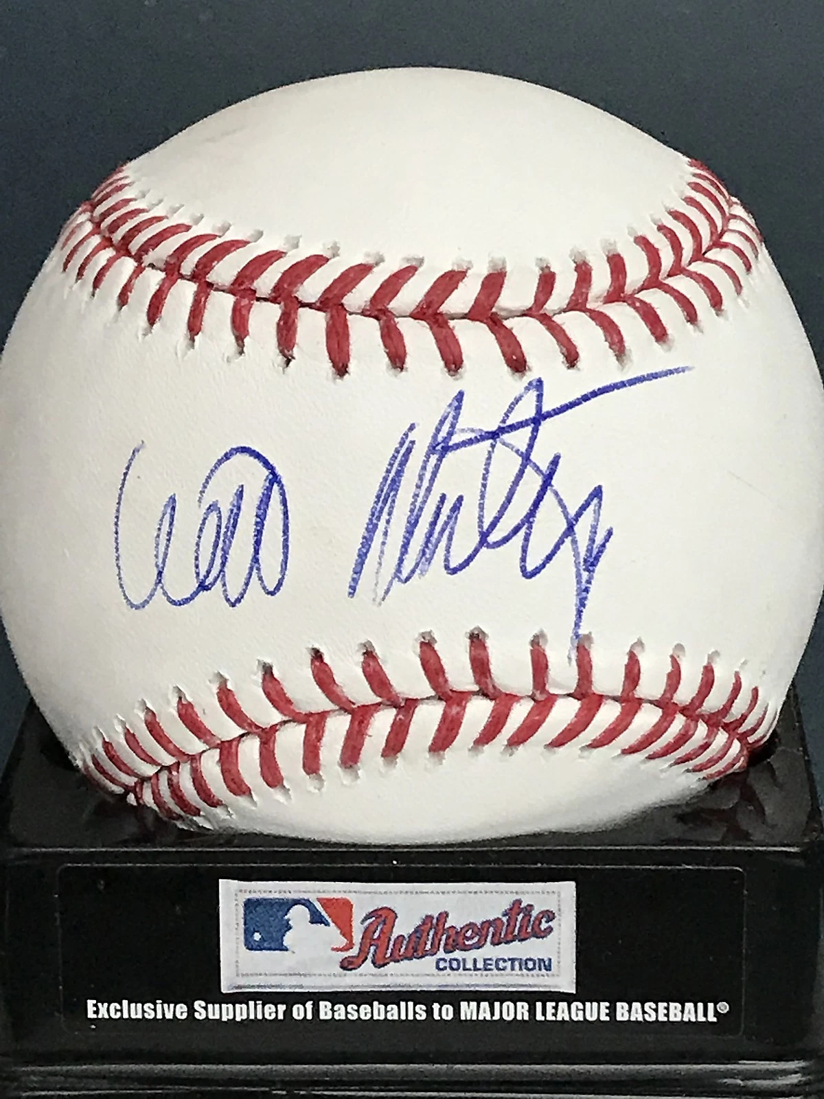 WILLIE MONTANEZ  PHILADELPHIA PHILLIES / NEW YORK METS   SIGNED OML BASEBALL