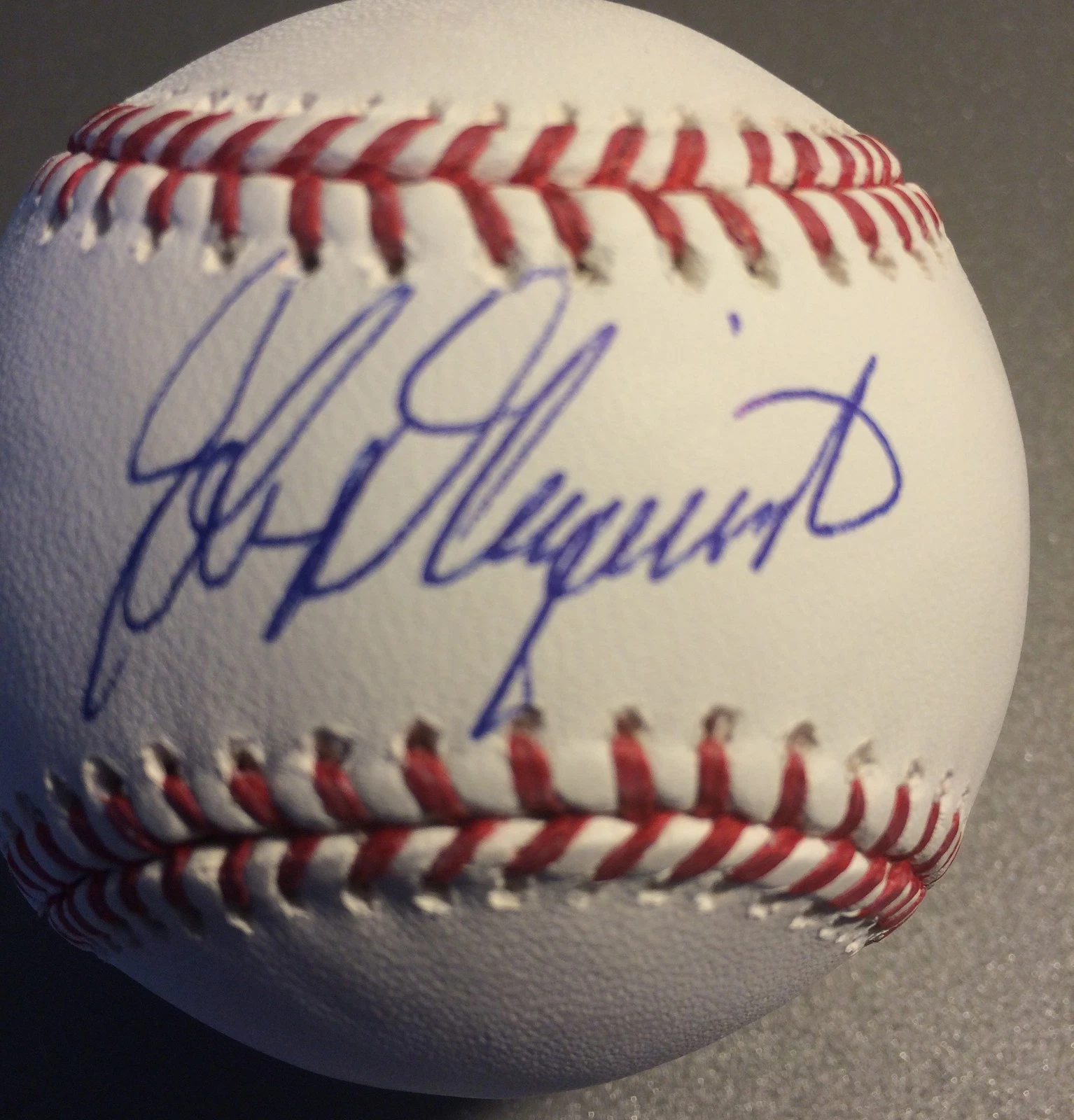 JOHN D'ACQUISTO  SAN FRANCISCO GIANTS   SIGNED OML BASEBALL