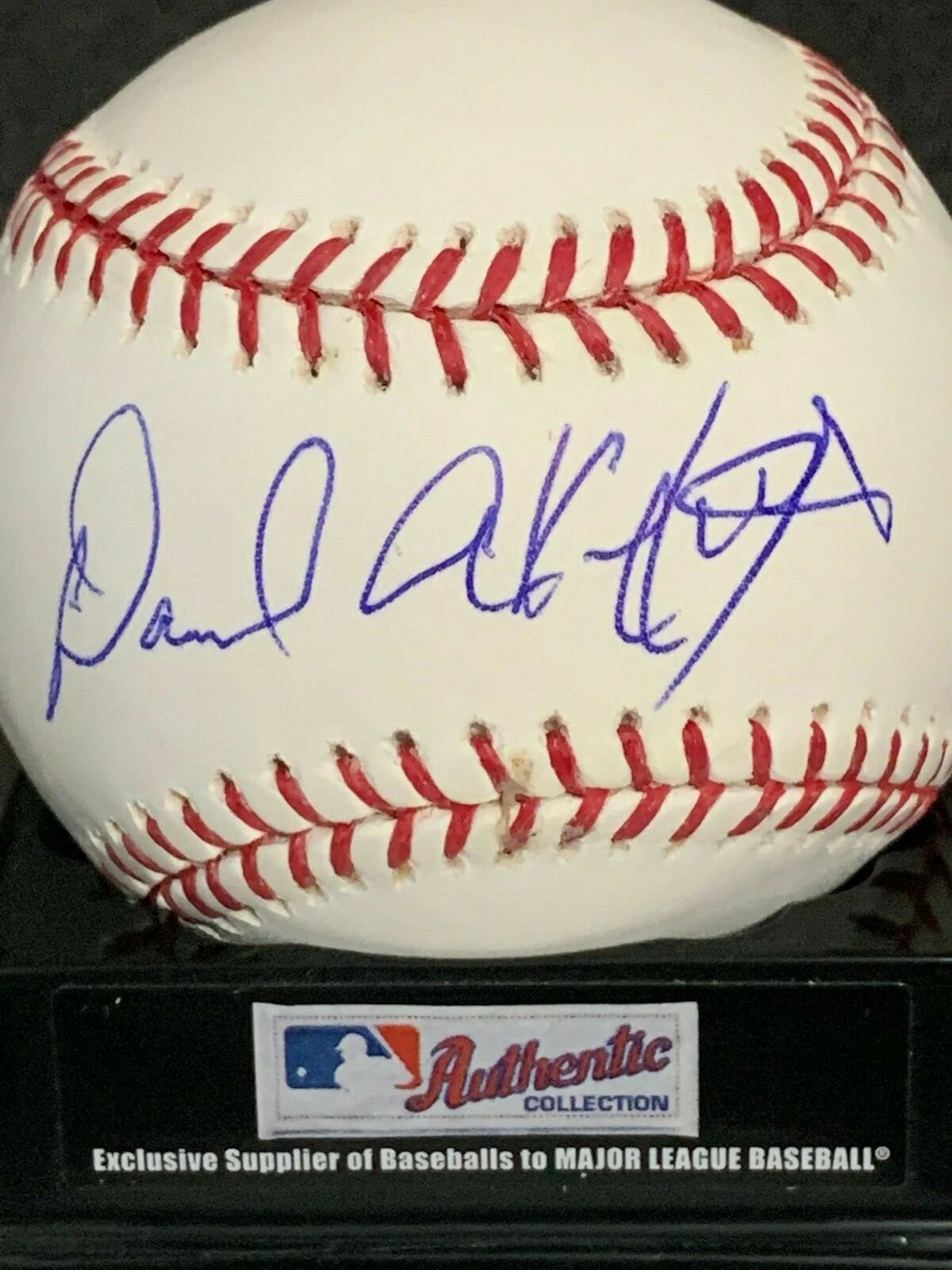 DARRELL AKERFELDS  PHILADELPHIA PHILLIES / OAKLAND A'S    SIGNED OML BASEBALL