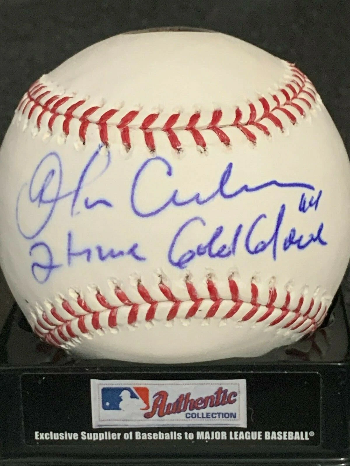 ORLANDO CABRERA  BOSTON RED SOX  2 X GOLD GLOVE  SIGNED OML BASEBALL