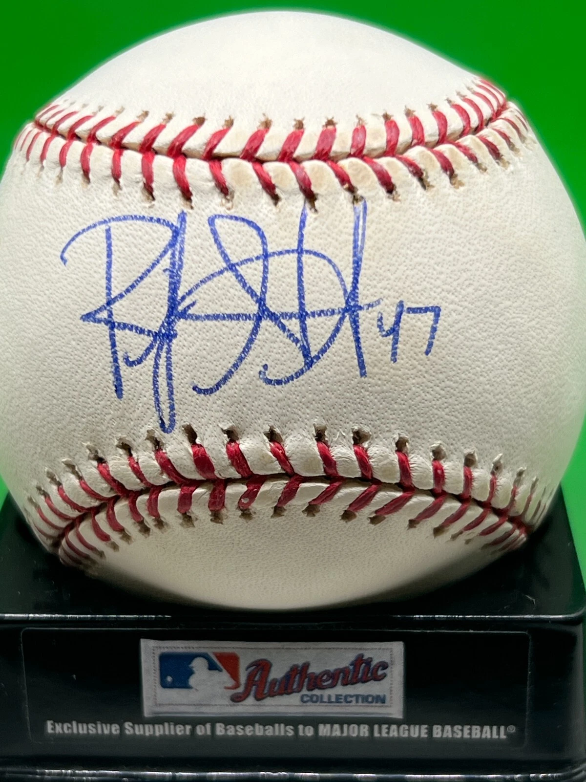 RICKY NOLASCO  FLORIDA MARLINS / LOS ANGELES DODGERS  SIGNED OML BASEBALL