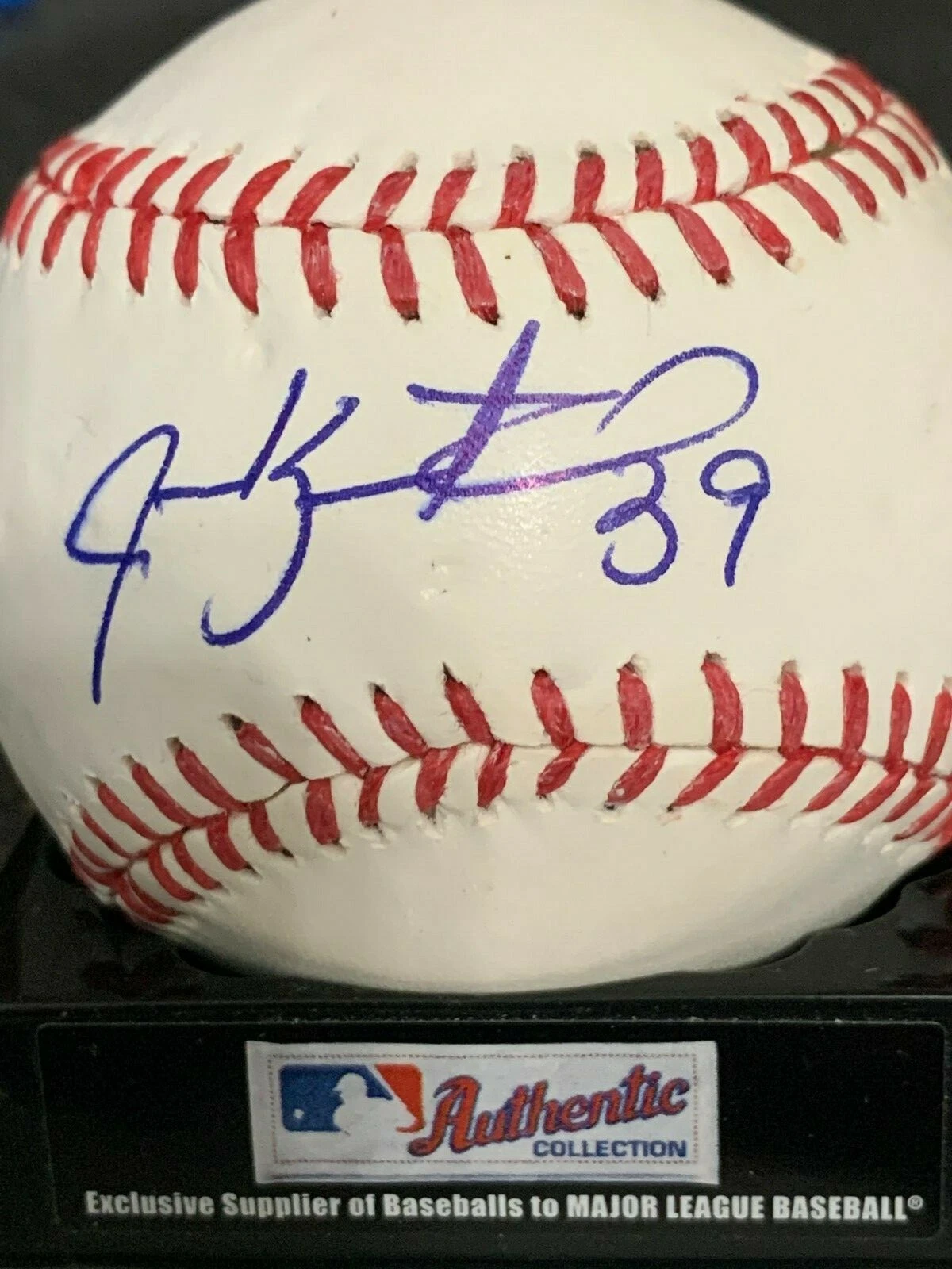 JARROD SALTALAMACCIA  BOSTON RED SOX    SIGNED OML BASEBALL