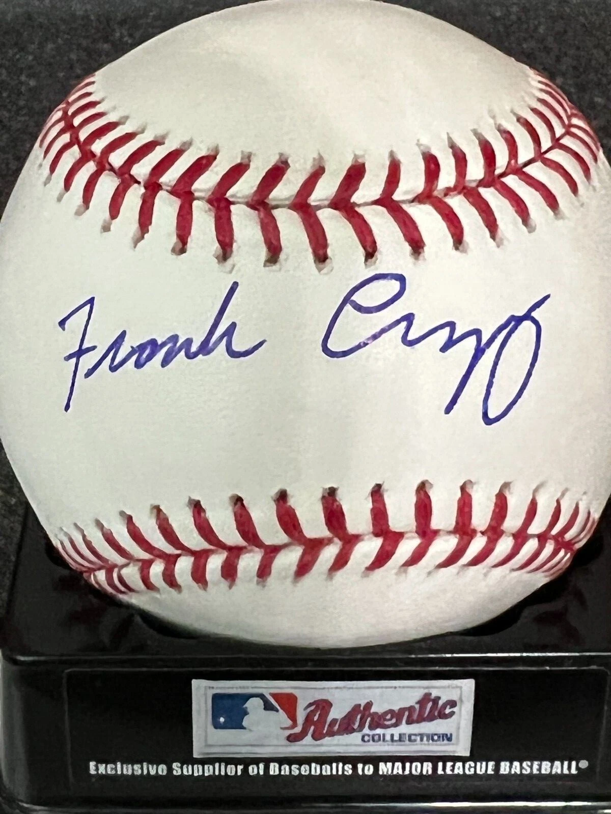 FRANK LINZY  SAN FRANCISCO GIANTS / ST. LOUIS CARDINALS  SIGNED OML BASEBALL