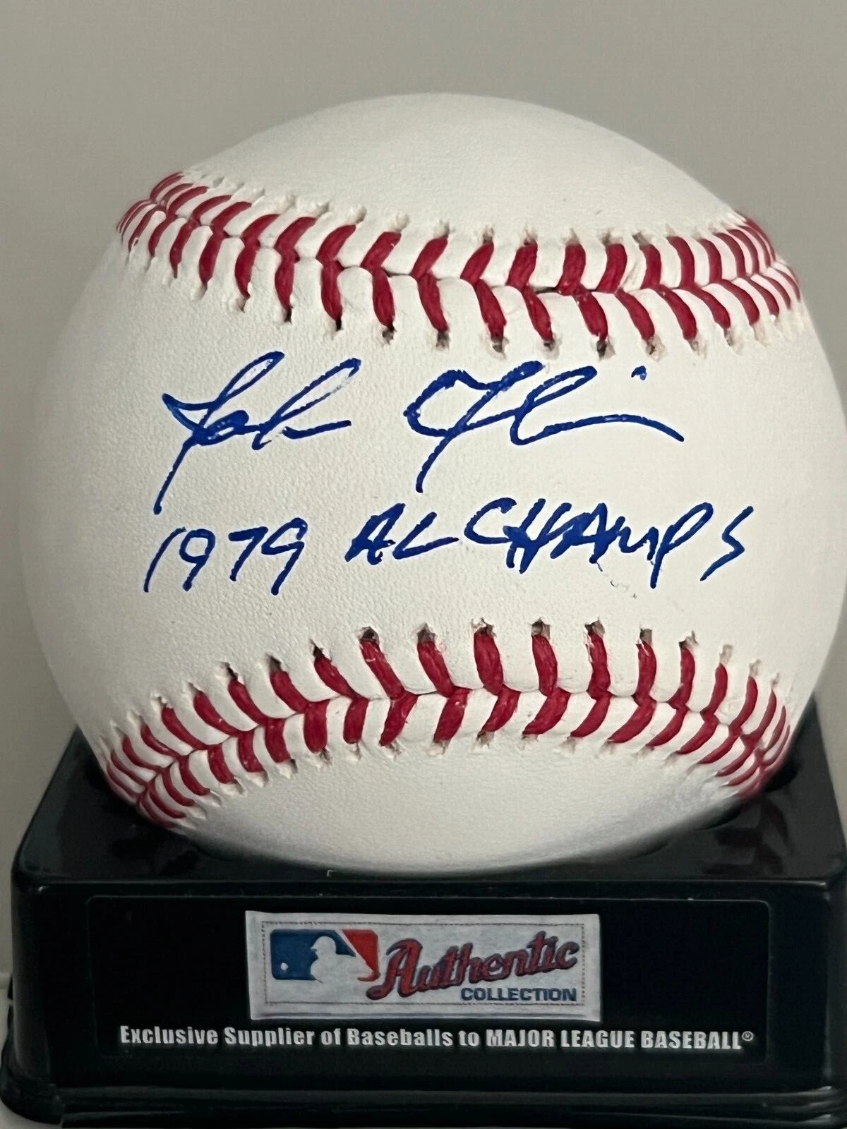 JOHN FLINN  BALTIMORE ORIOLES  1979 AL CHAMPS  SIGNED OML BALL