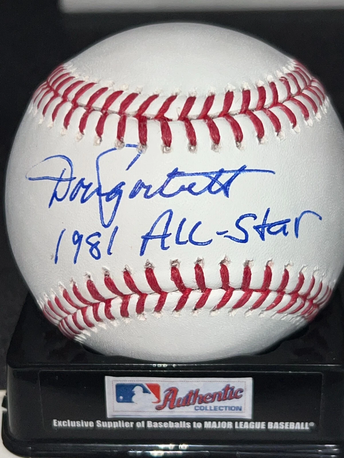 DOUG CORBETT  MINNESOTA TWINS  1981 ALL STAR   SIGNED OML BASEBALL