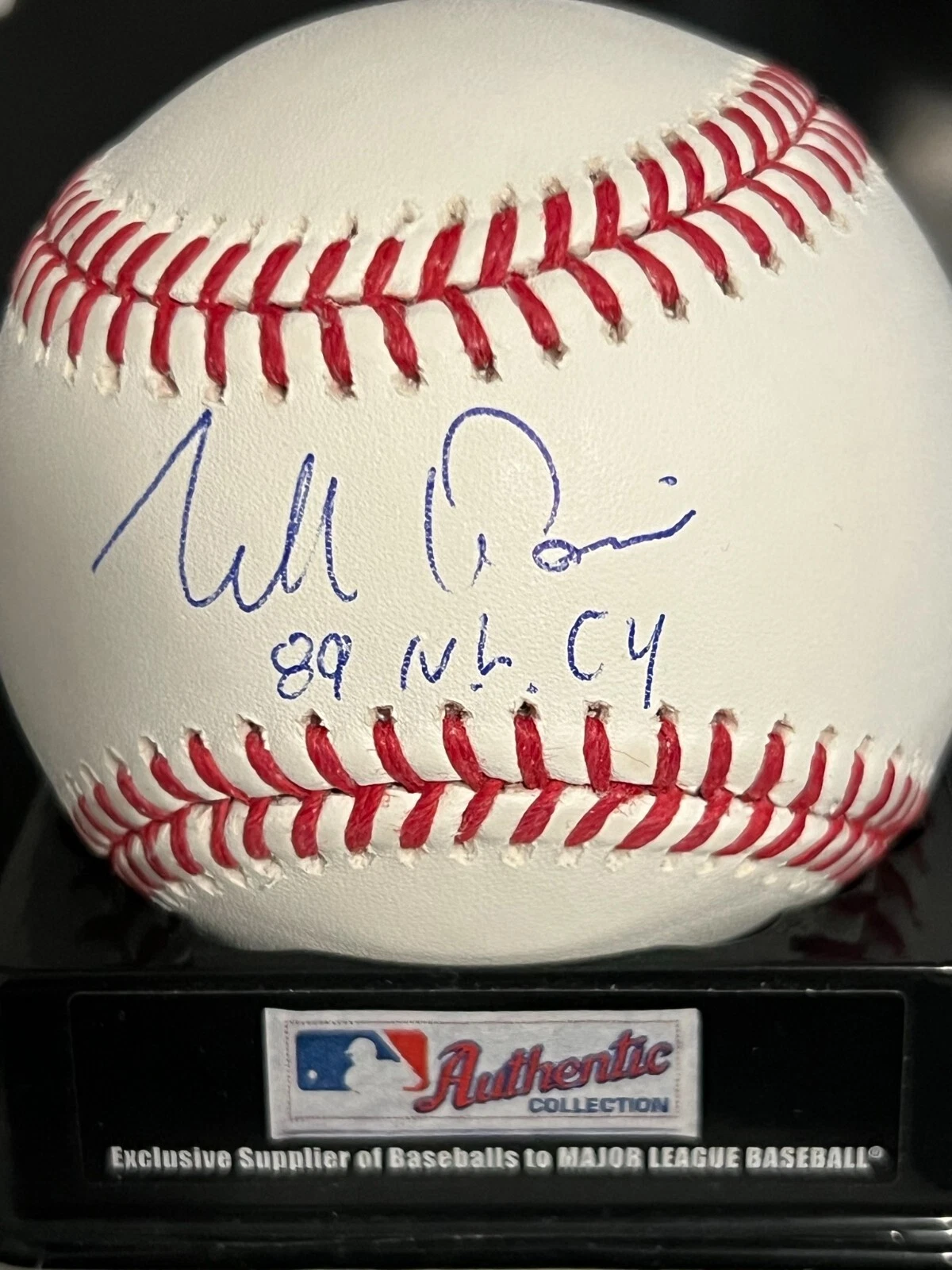 MARK DAVIS  SAN DIEGO PADRES  1989 NL CY  SIGNED OML BASEBALL